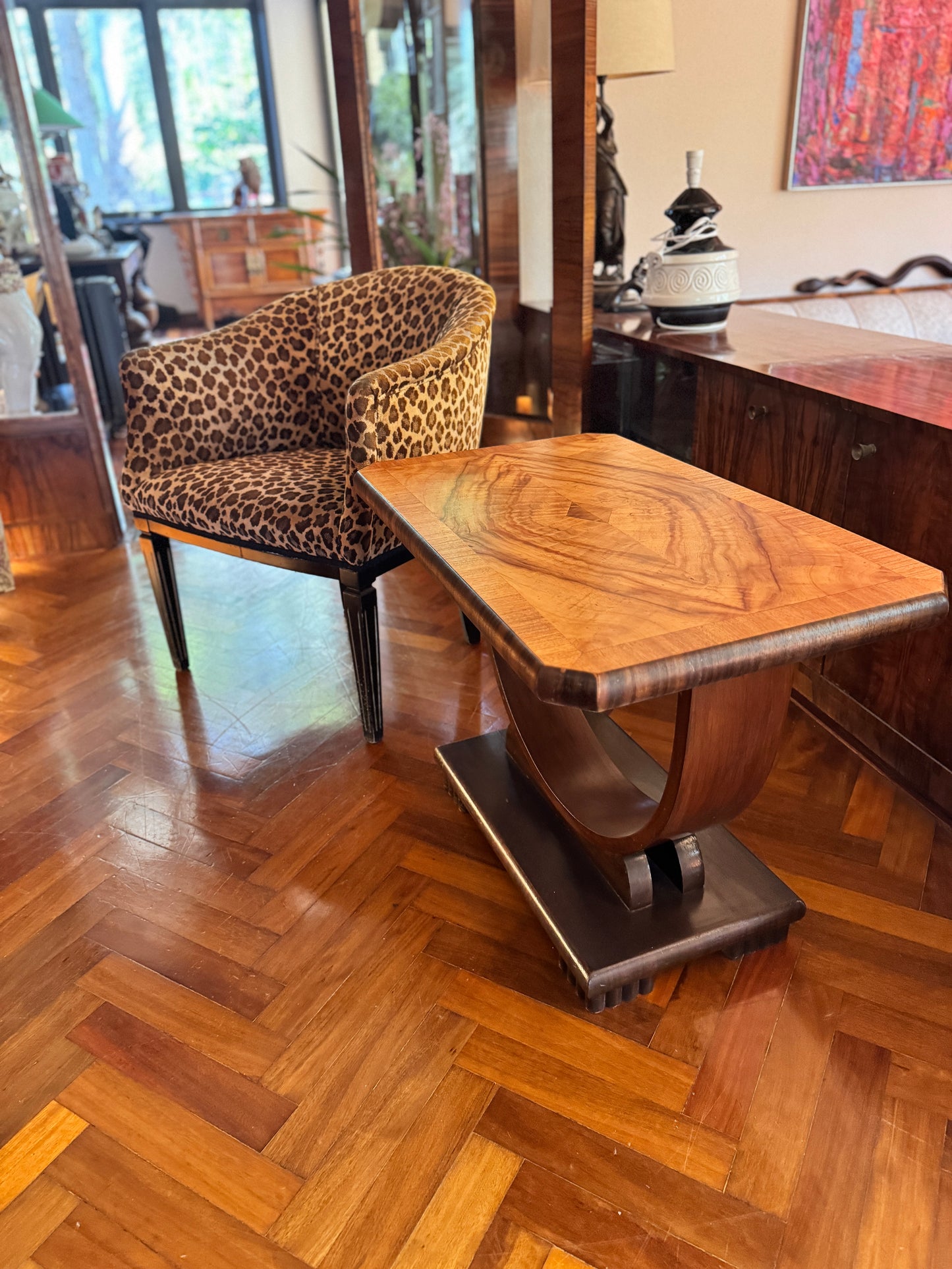 Art Deco Hoop Coffee / Side Table