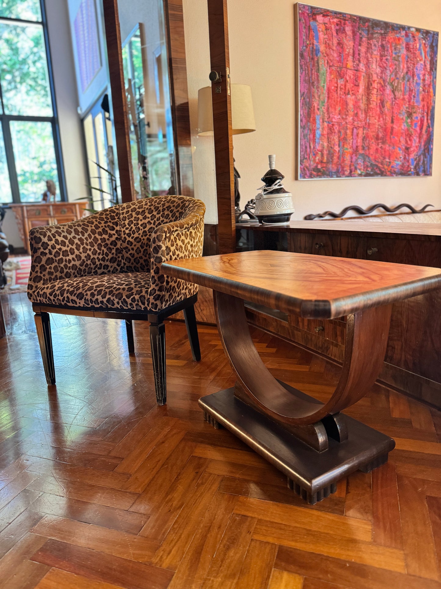 Art Deco Hoop Coffee / Side Table