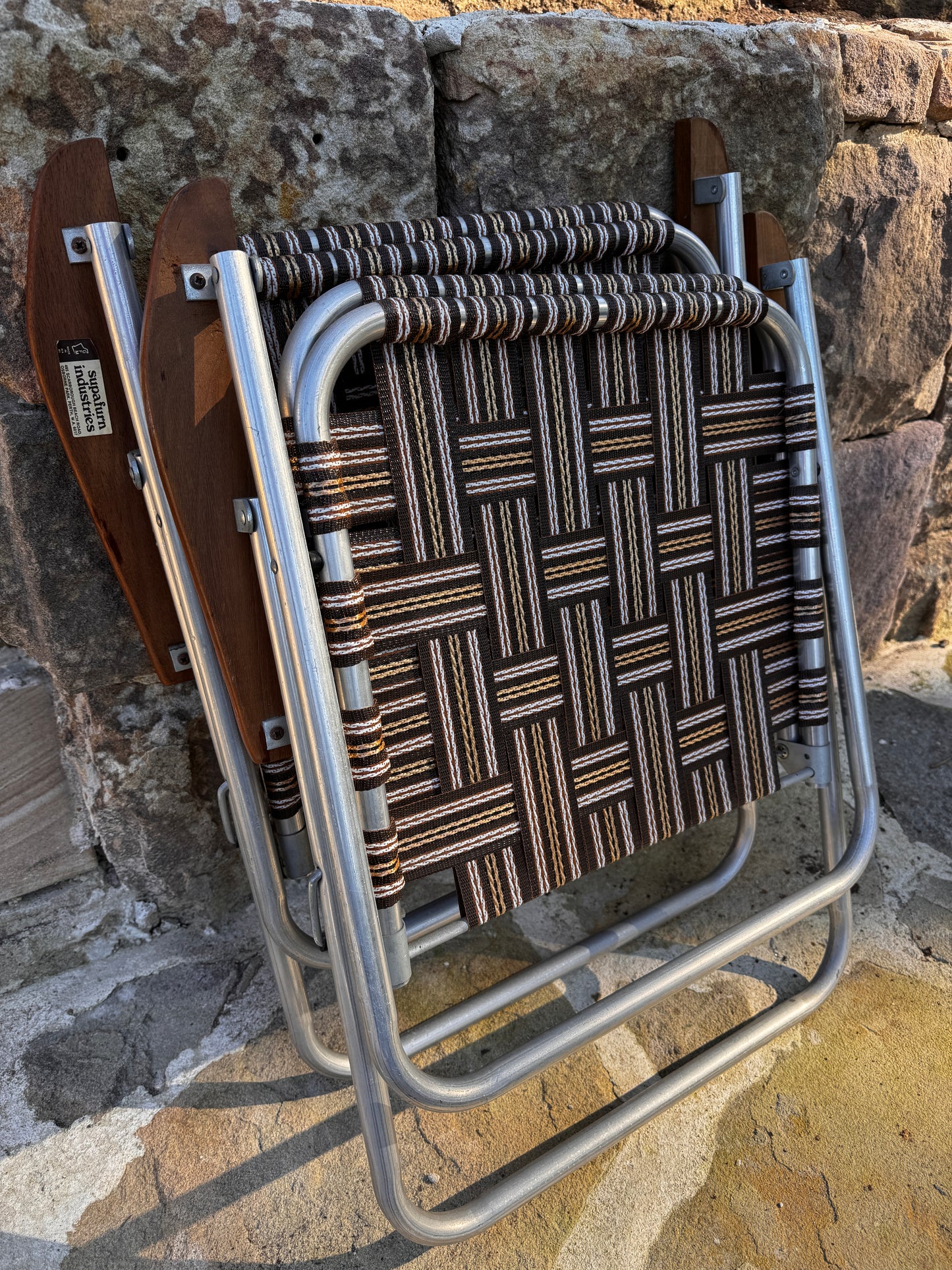 Vintage Supa Fern Folding Camping Chairs | Australia, c.1960-1970 - 2 available