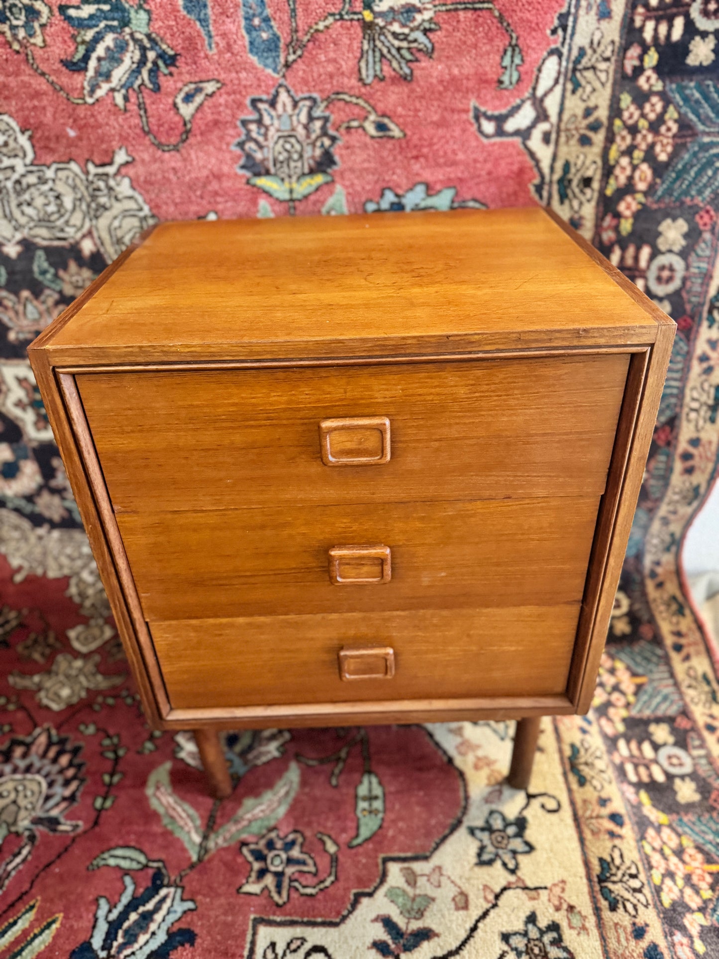 Mid-Century Parker Three-Drawer Chest –