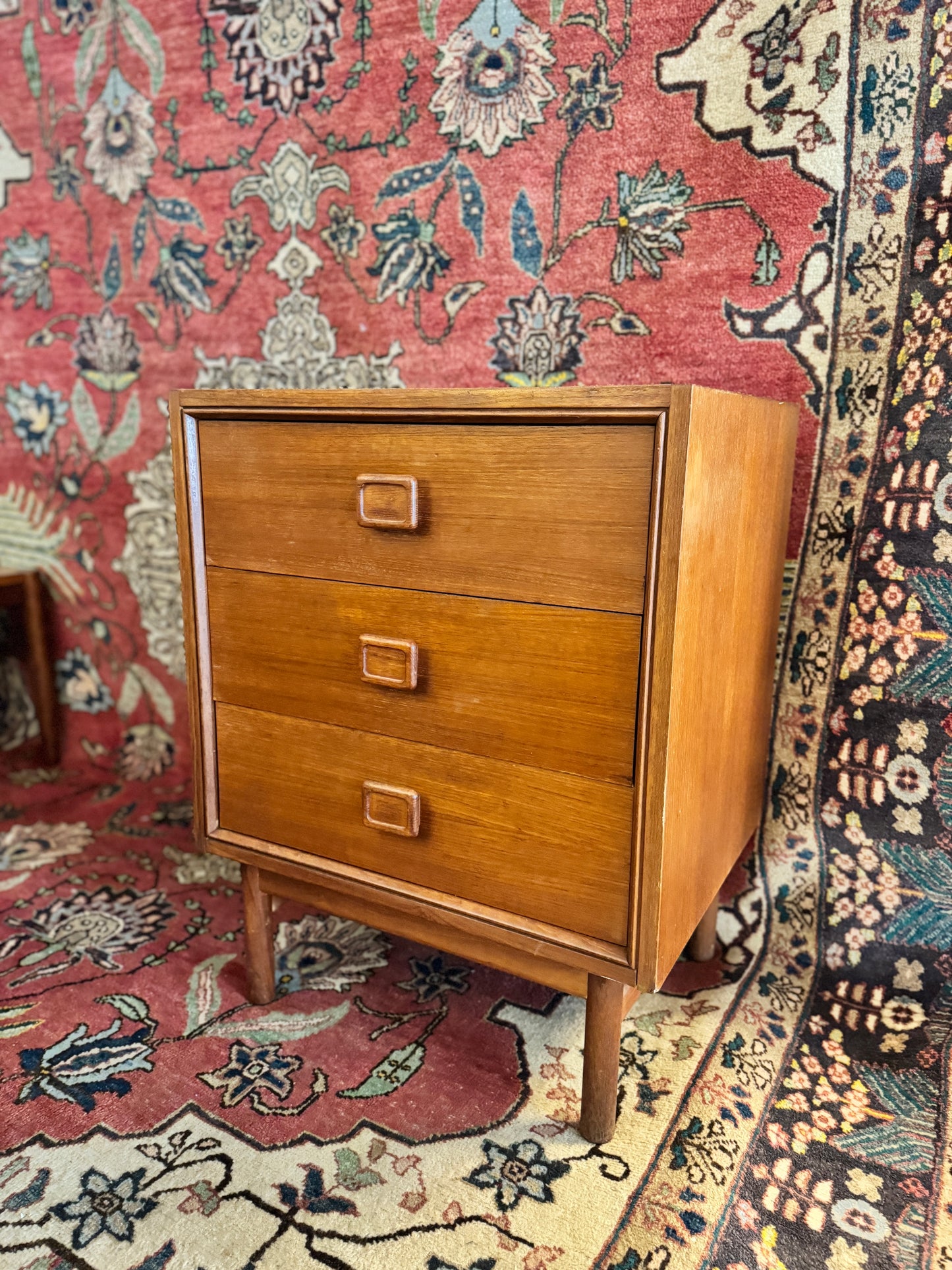 Mid-Century Parker Three-Drawer Chest –