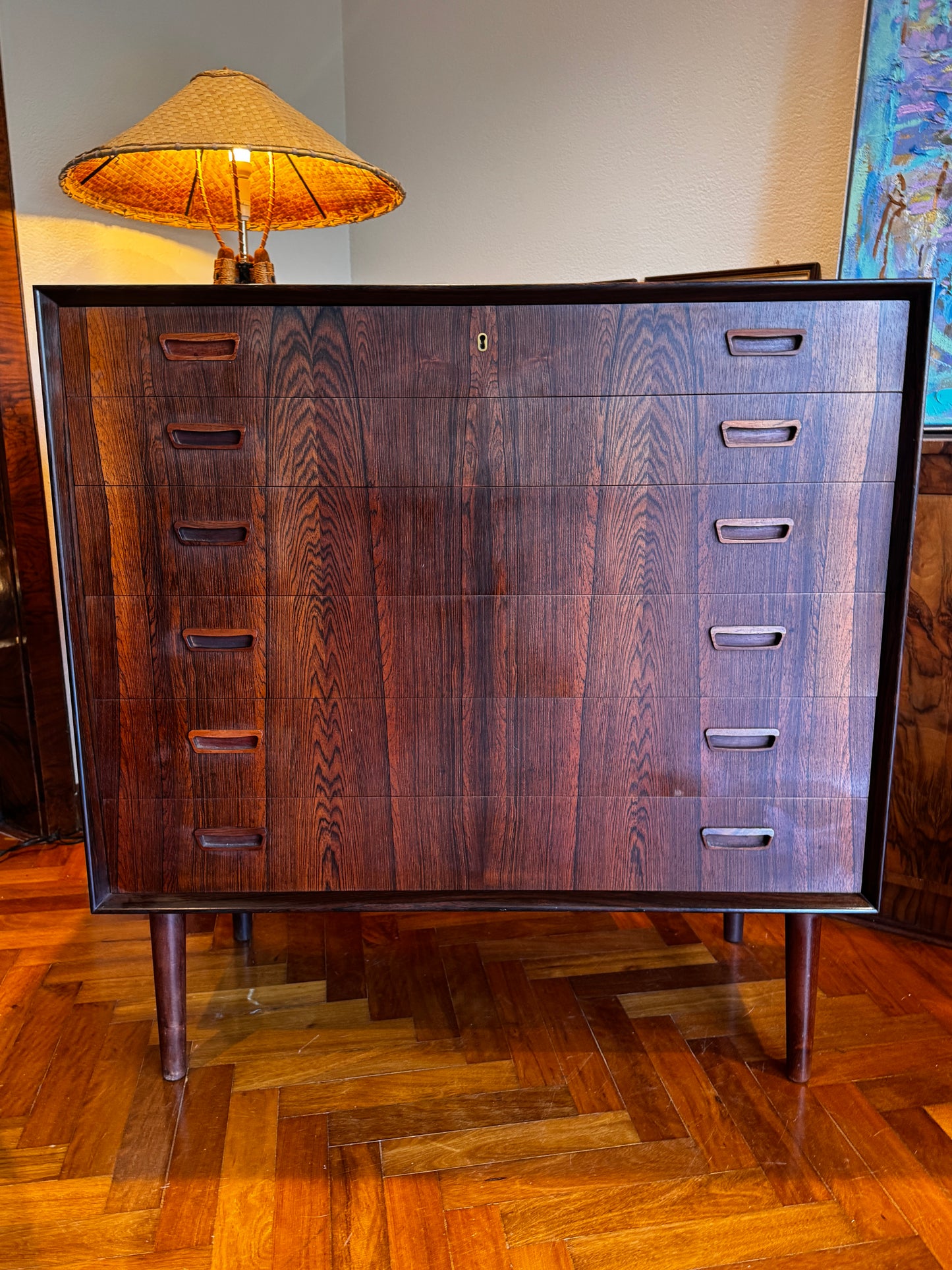 Johanne Sorth Brazilian Rosewood Tallboy / Chest of Drawers