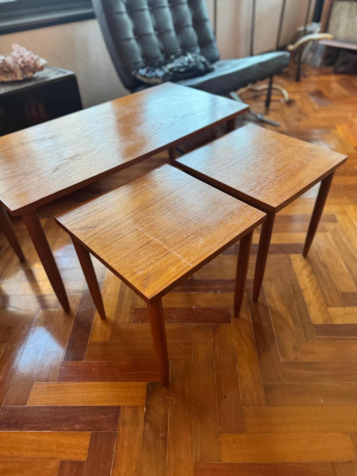 Mid-Century Nest of Tables (Set of Three)