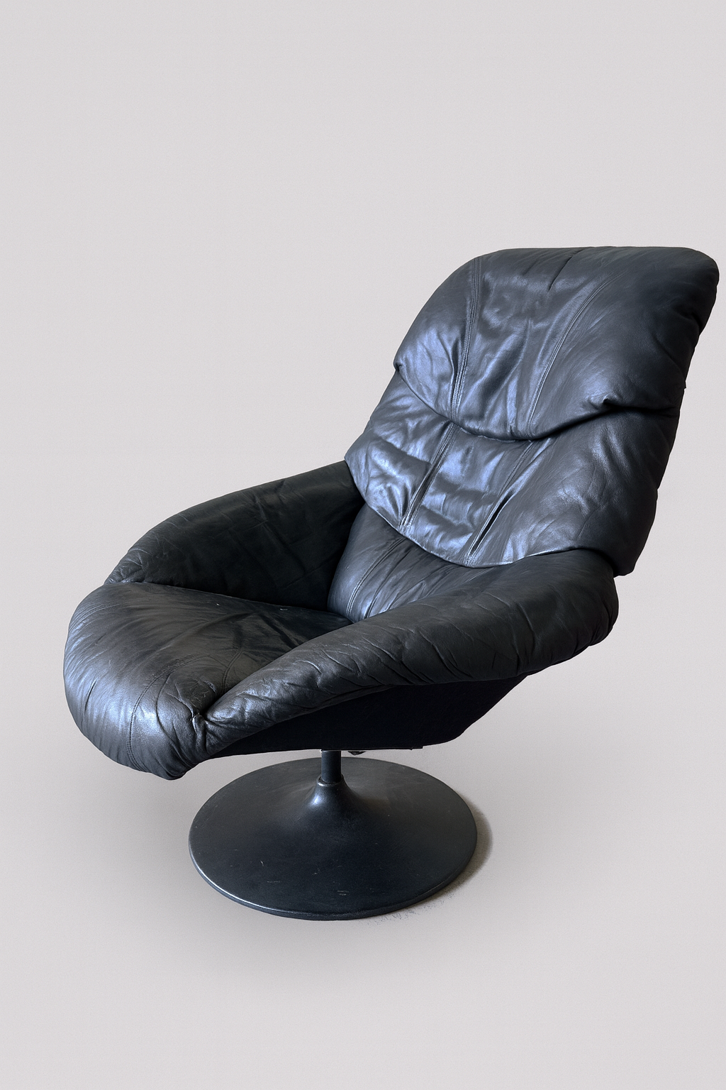 Pair of 1970s Modernist Swivel Lounge Chairs — Imported by Myer, Melbourne