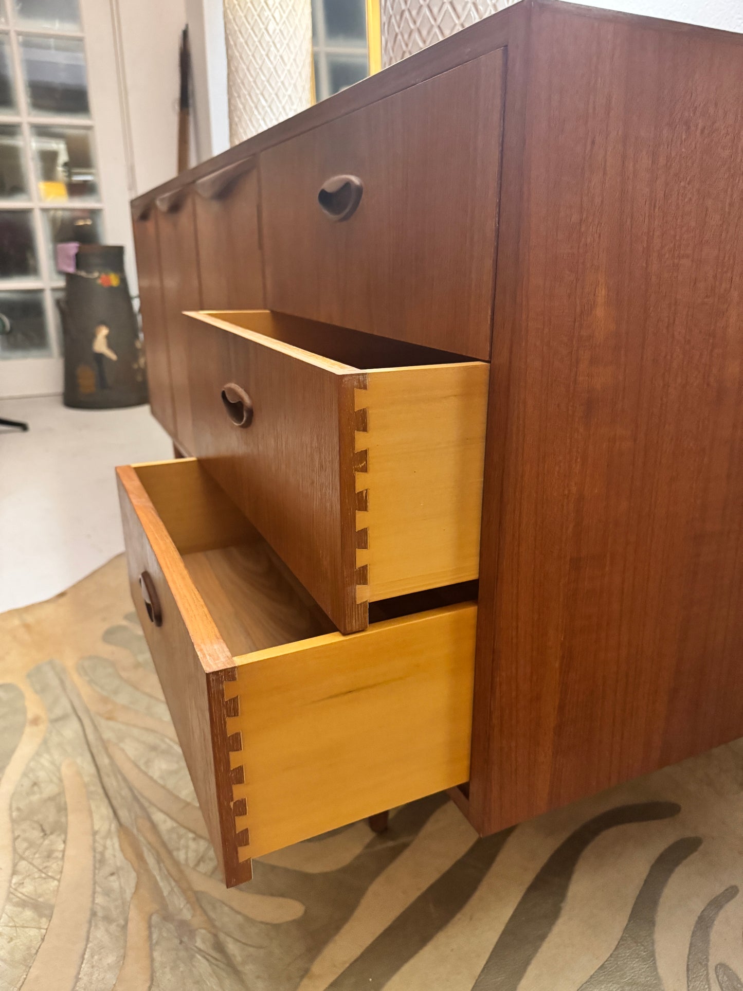 Chiswell wave handle sideboard, 1960s