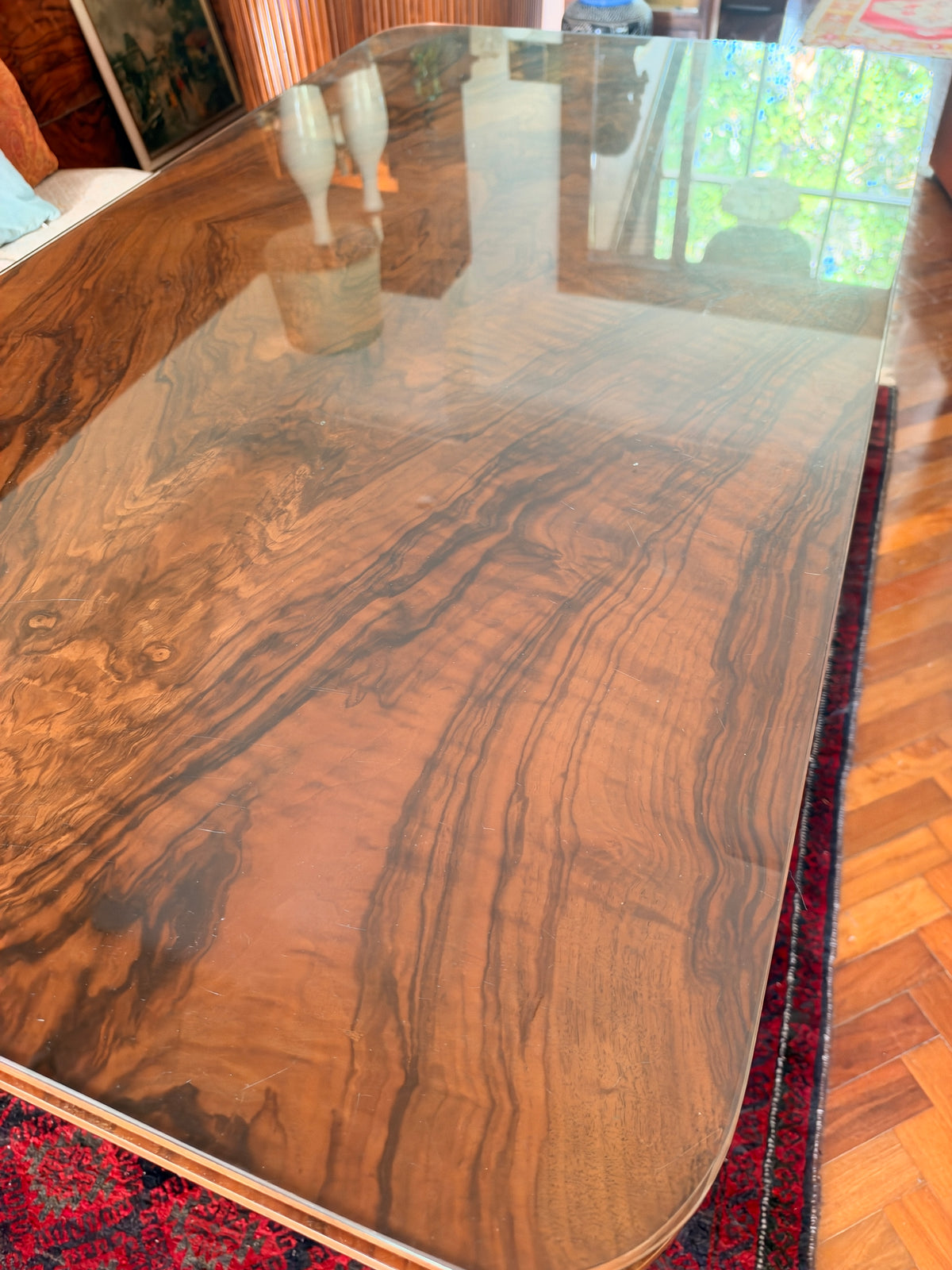 Edward Hill Extending Dining Table – Sculptural Timber & exceptional veneer