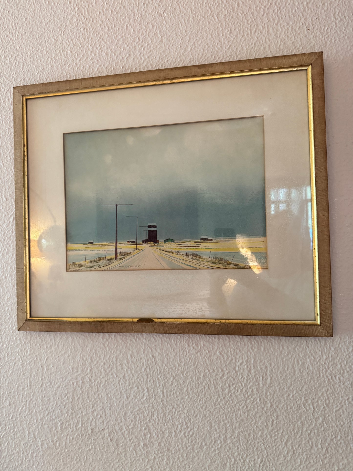 Original watercolour by R.N. Hurley