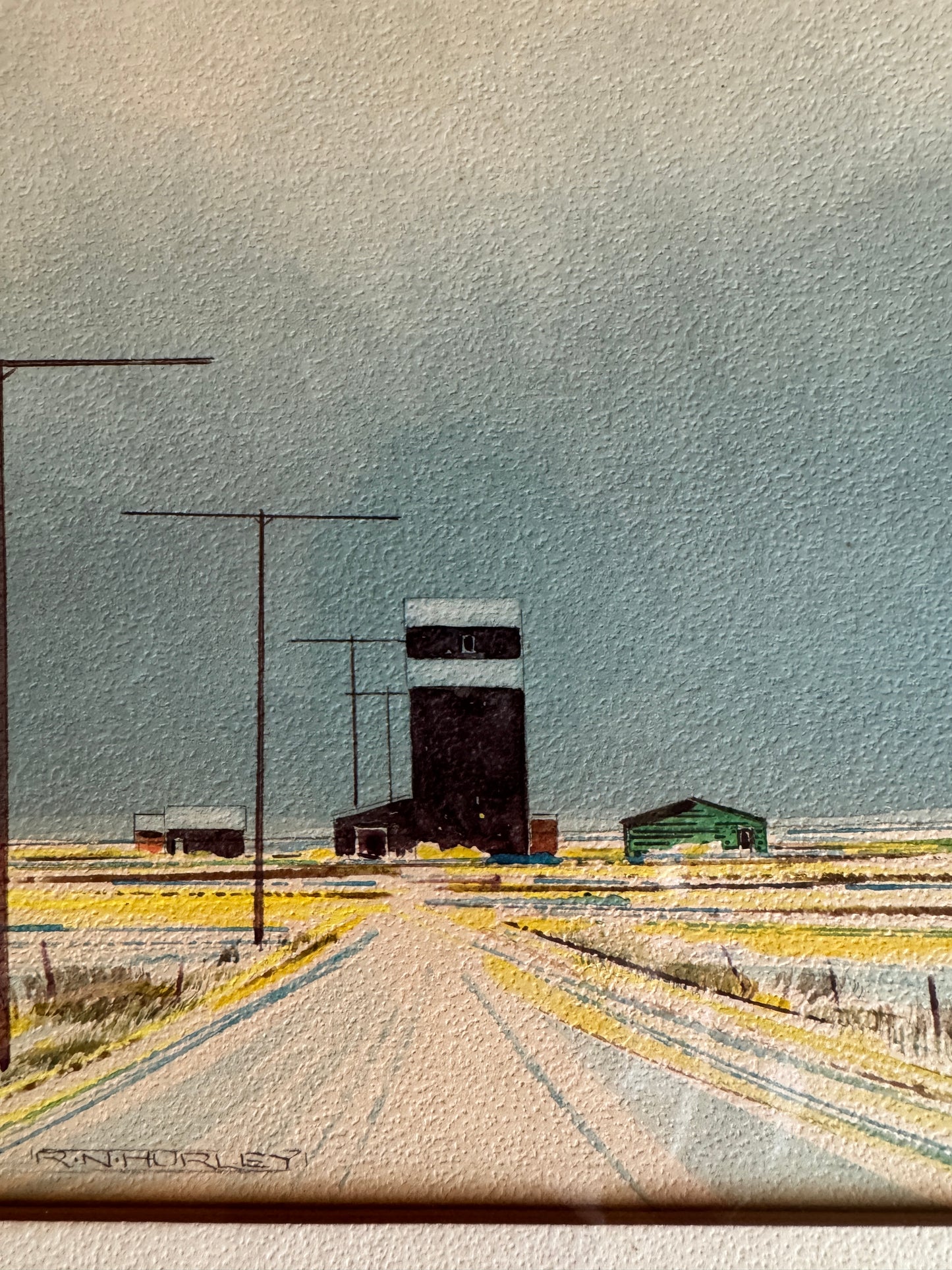 Original watercolour by R.N. Hurley