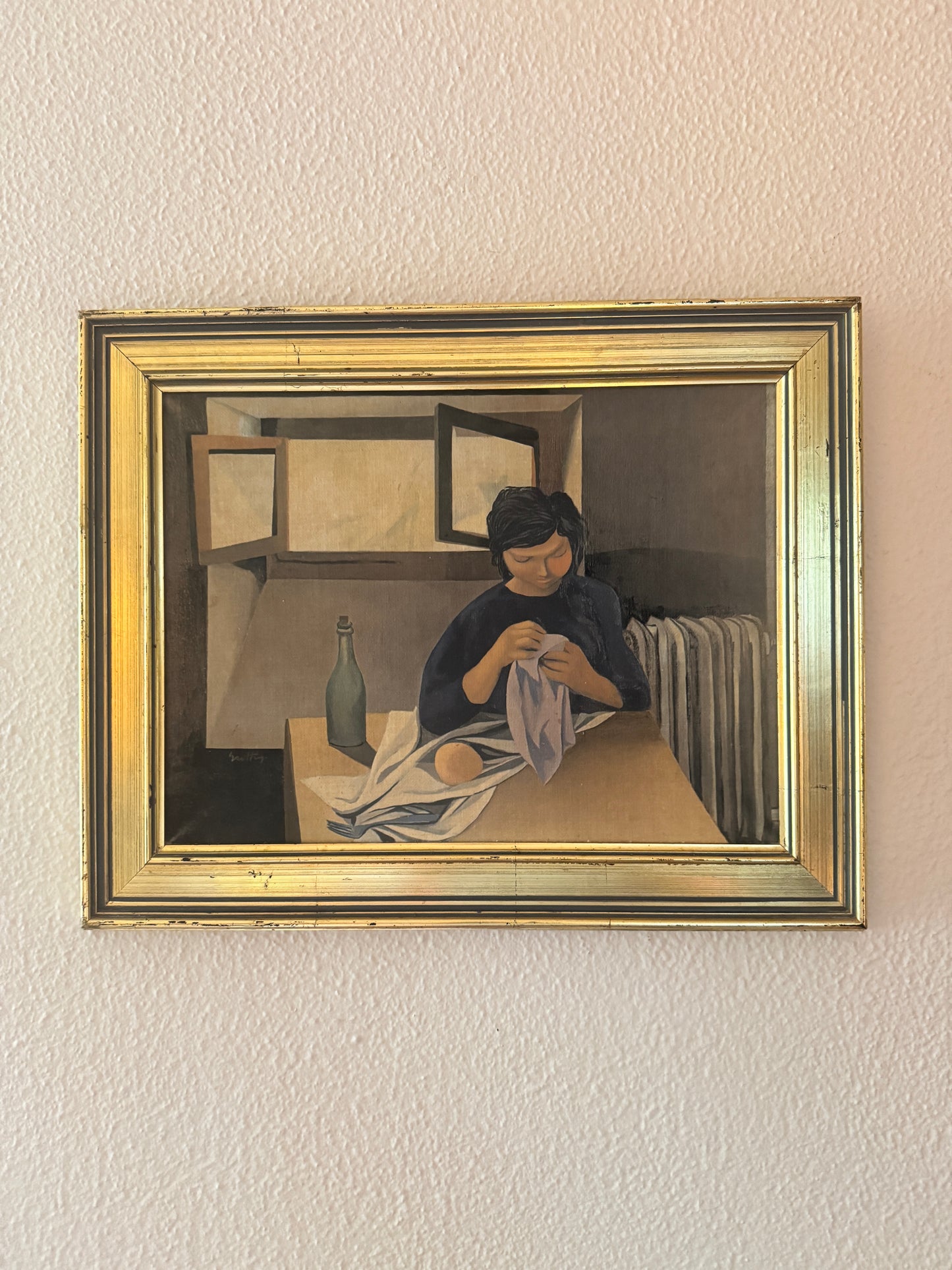 Vintage print by Renato Guttoso