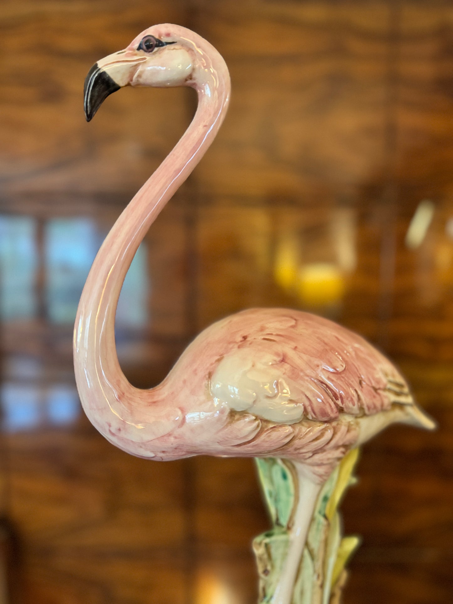 Pair of flamingo figurines by SCAT, Italia