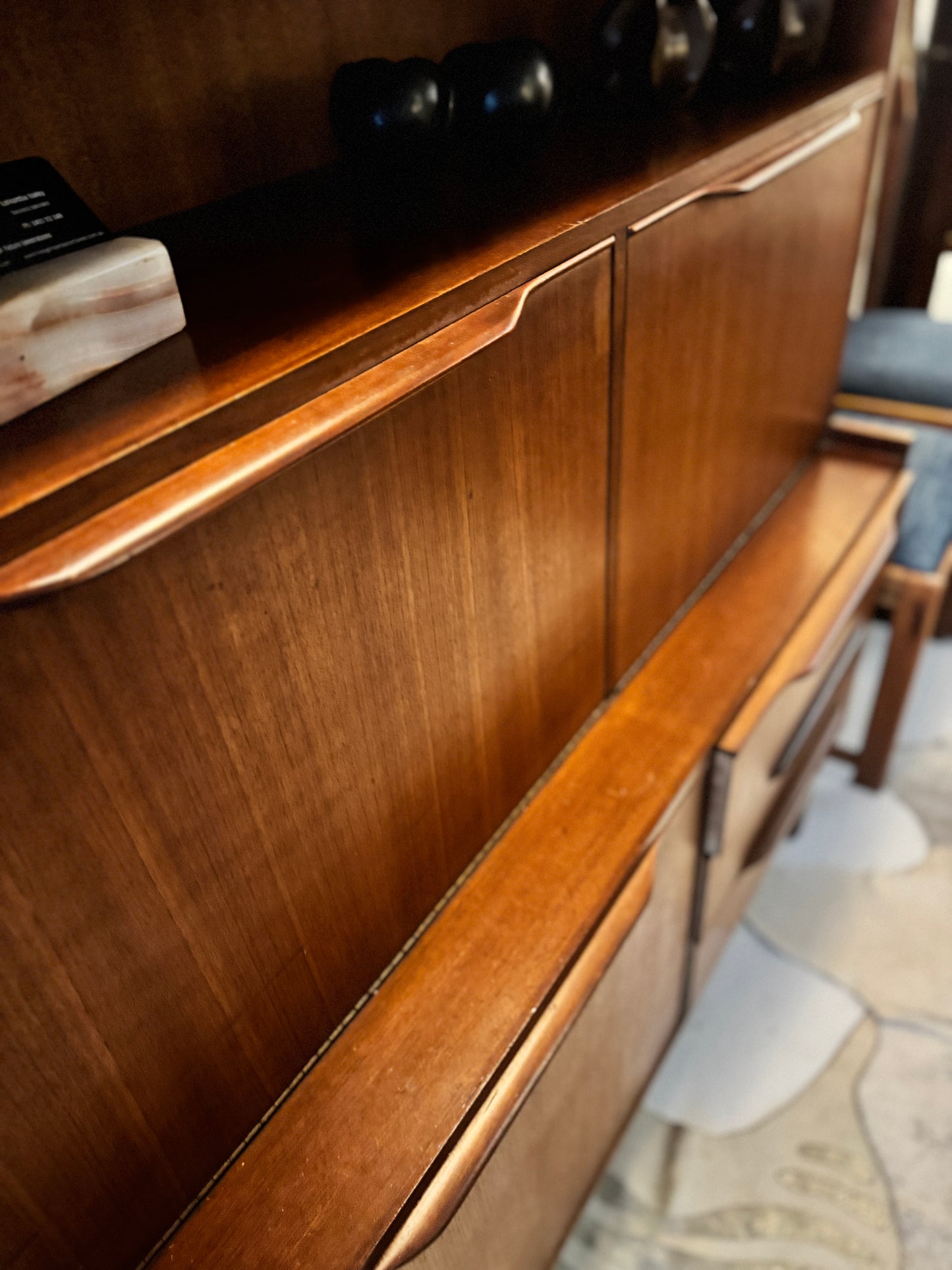 Mid Century Noblett Teak Wall Unit