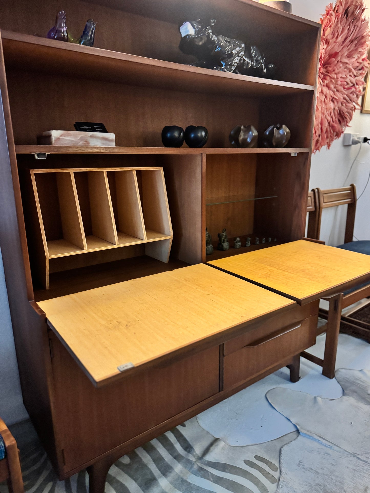 Mid Century Noblett Teak Wall Unit