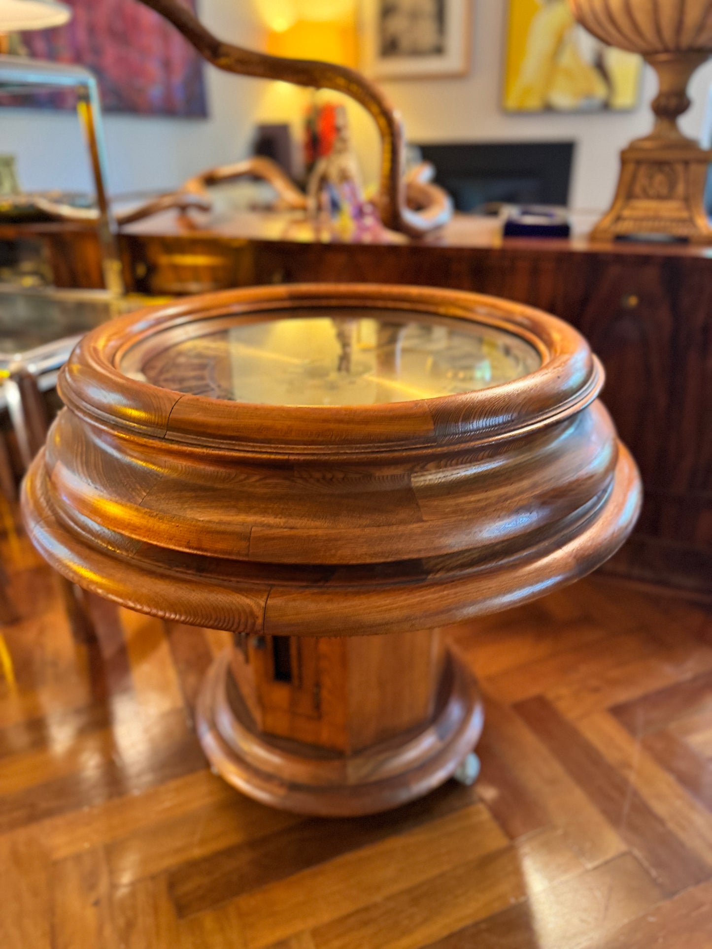 Korean Seisekowa Clock Table, 1970S