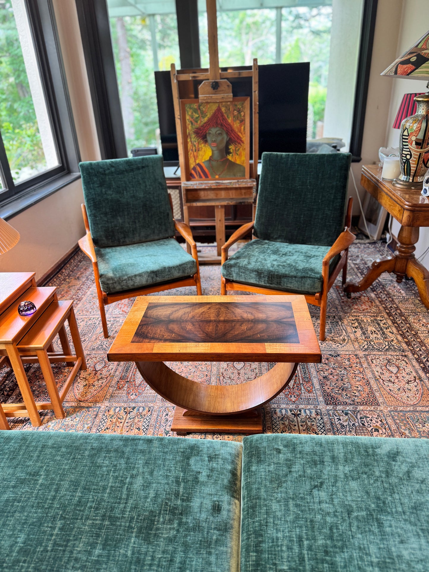 Art Deco Hoop Coffee / Side Table