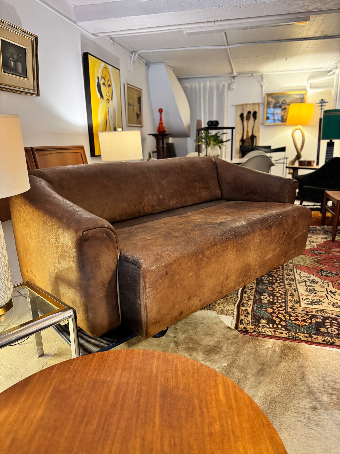 De Sede D47 Lounge in Buffalo Neck Leather