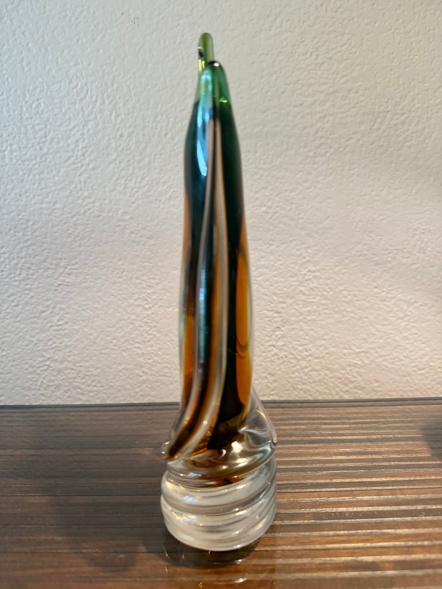Italian Murano Arte Nuova art glass vase