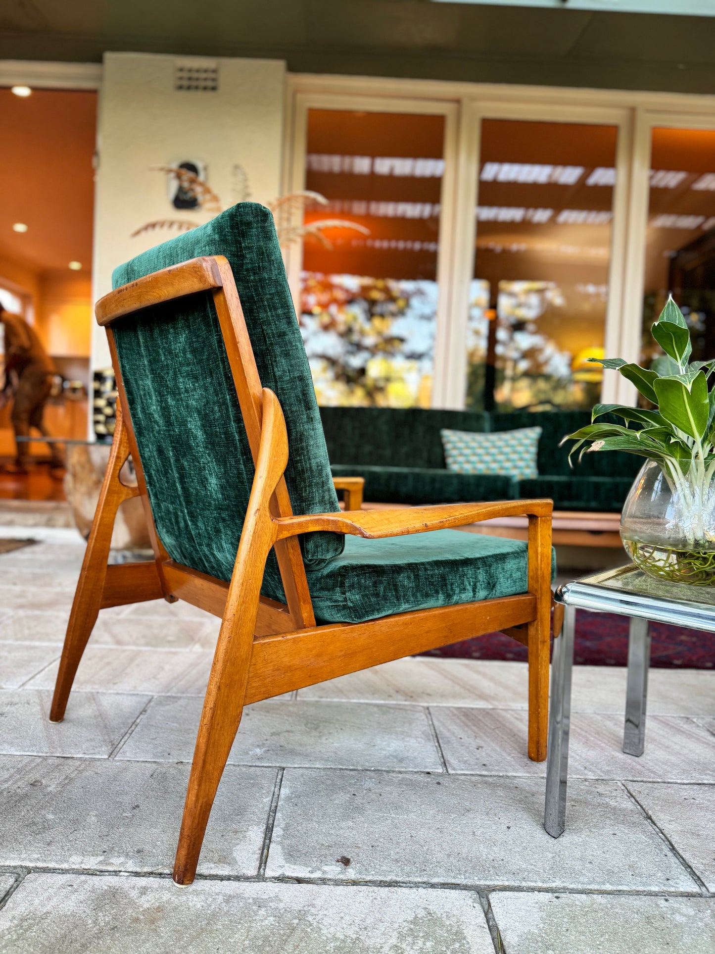 Fler Narvik day/night lounge with rattan back