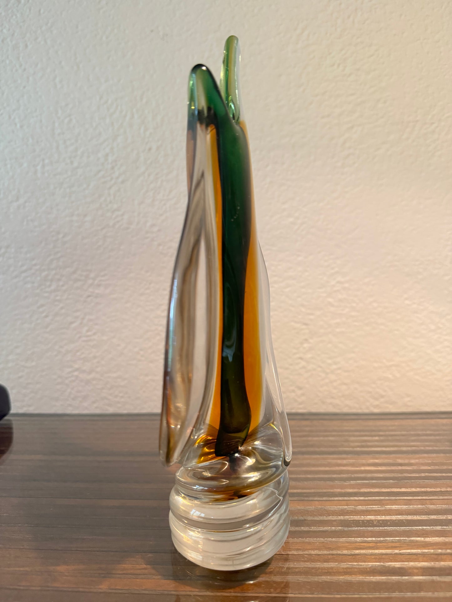 Italian Murano Arte Nuova art glass vase