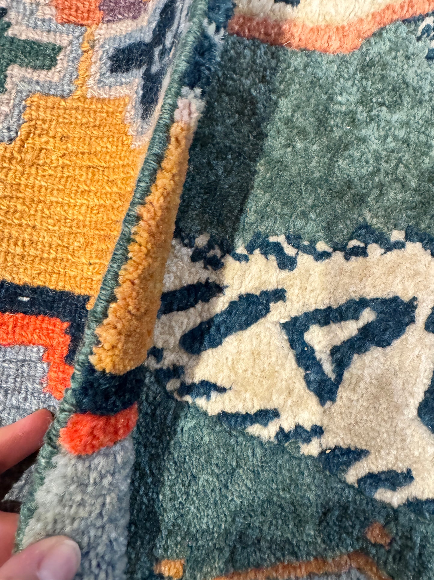 Vintage Tibetan Tiger rug