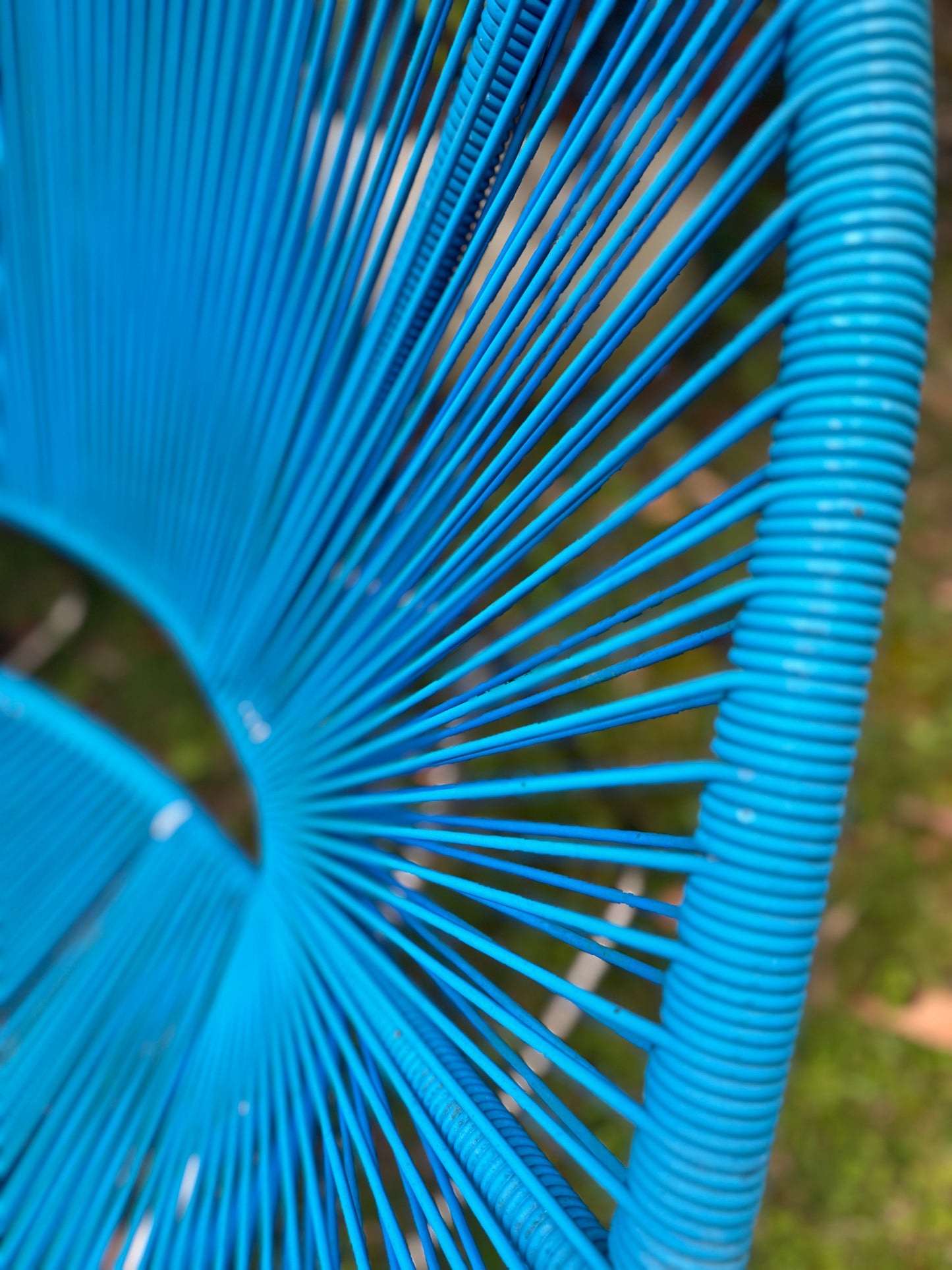 Vintage French Acapulco Chairs - marine grade steel sled base