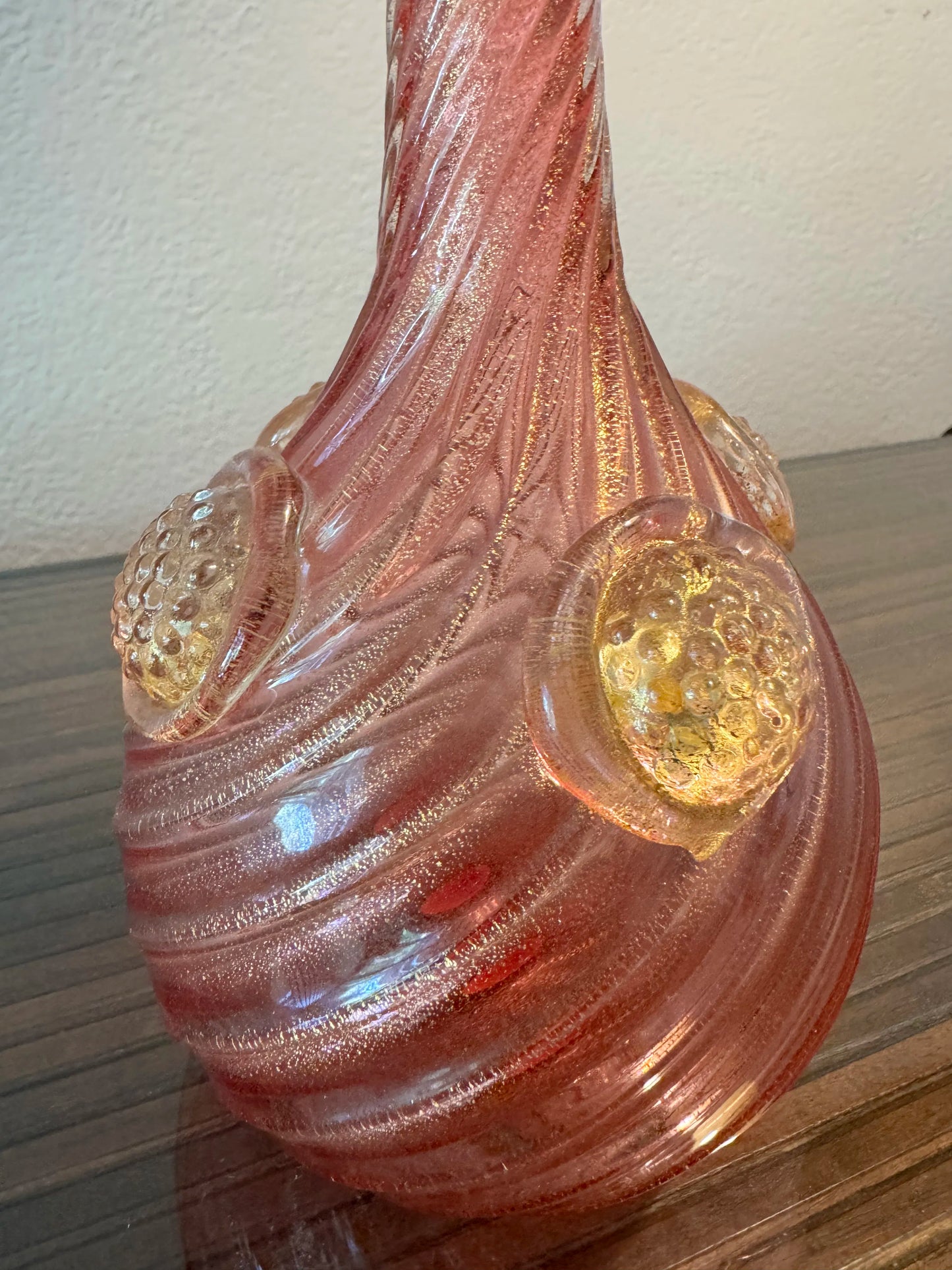 Fine Murano glass decanter / bottle by Archimede Seguso