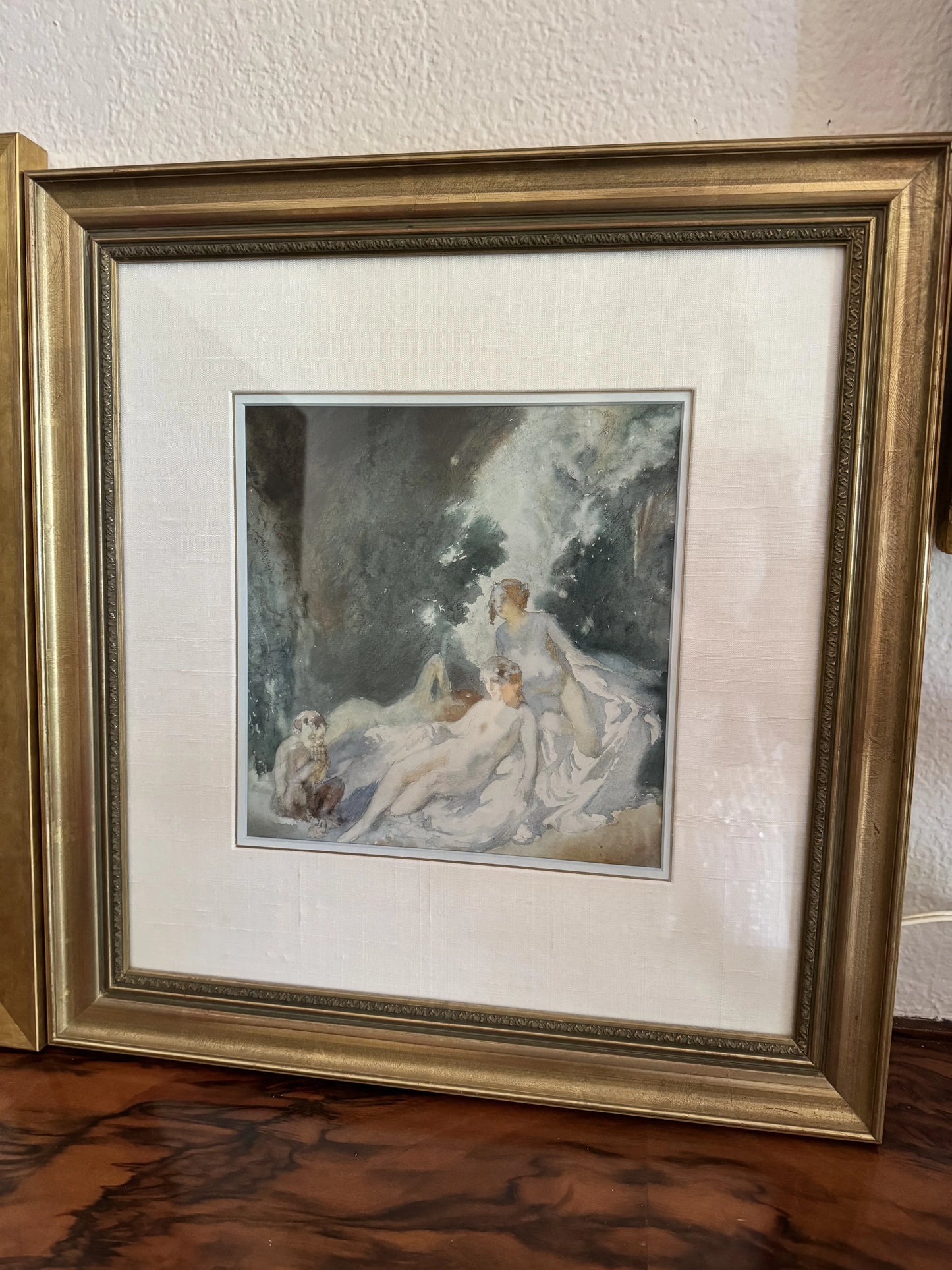Norman Lindsay Painting (pre sketch) original