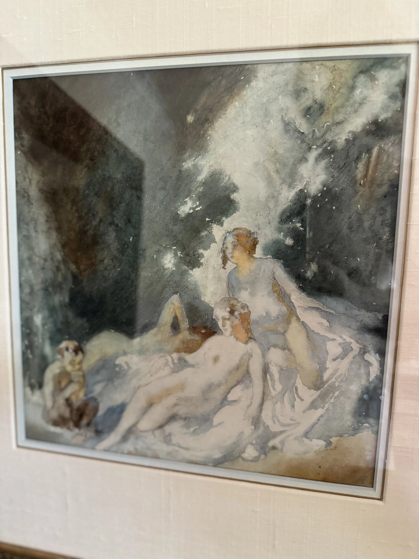 Norman Lindsay Painting (pre sketch) original