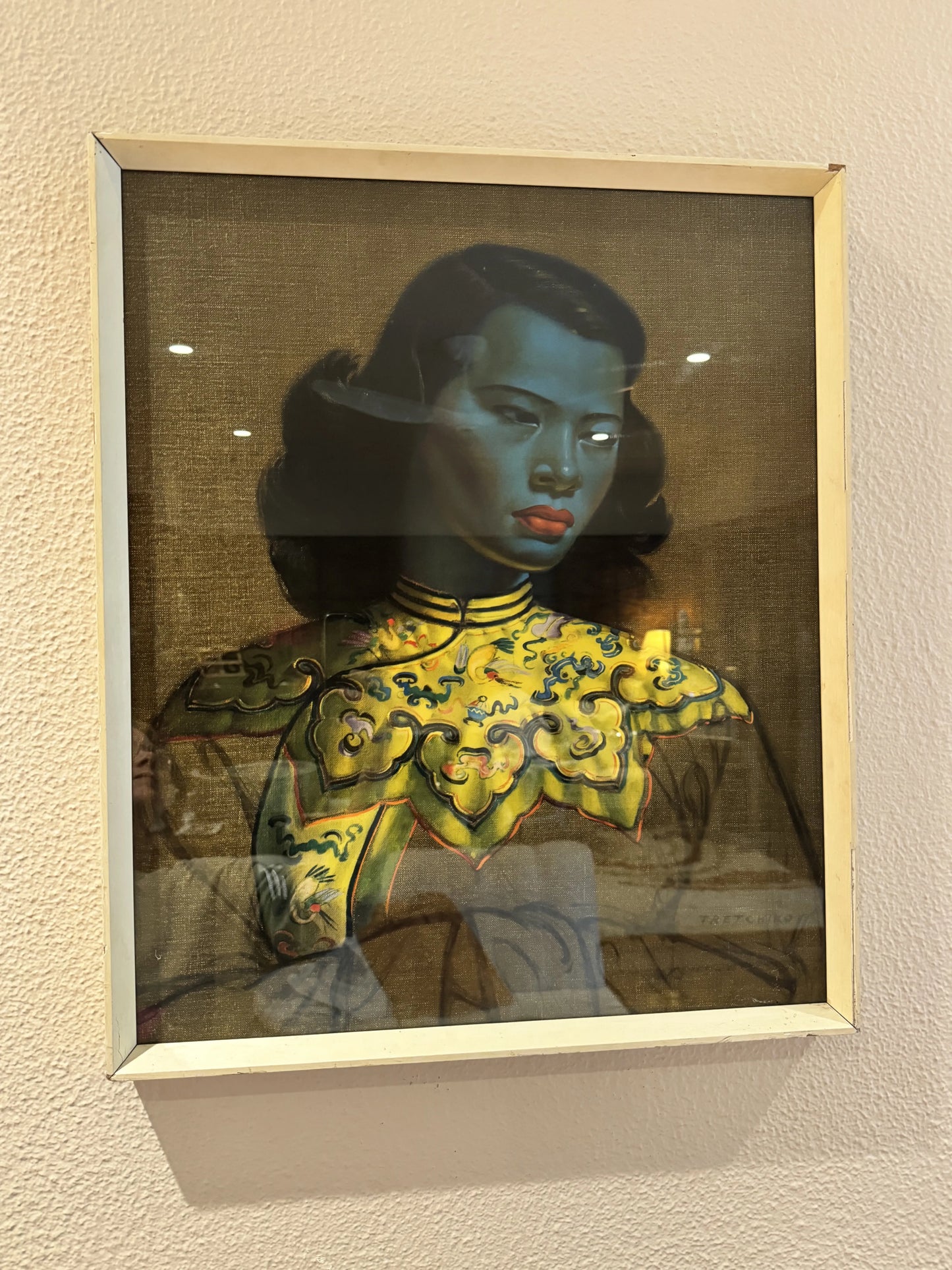 The Green Lady original vintage print by Tretchikoff