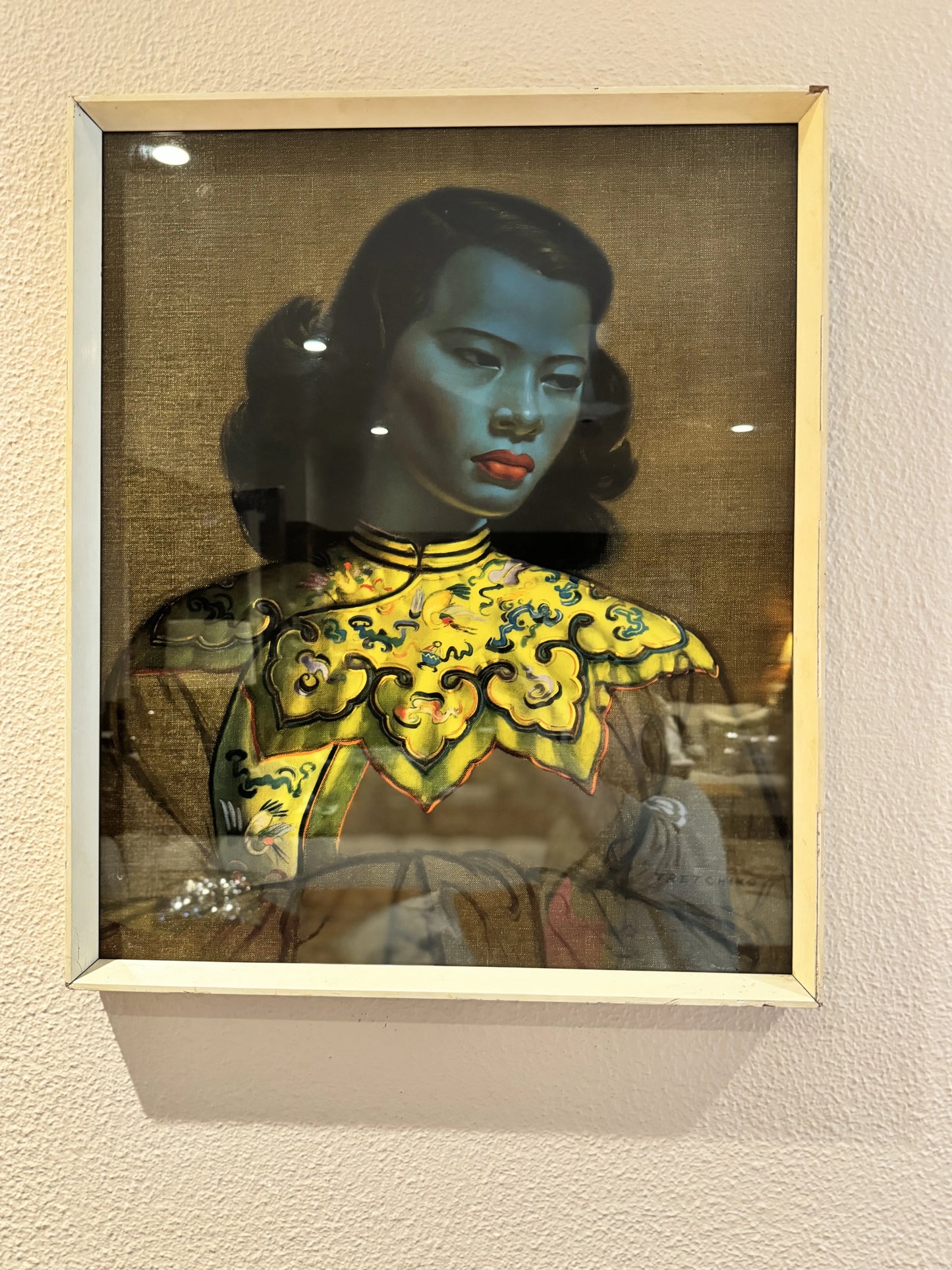 The Green Lady original vintage print by Tretchikoff