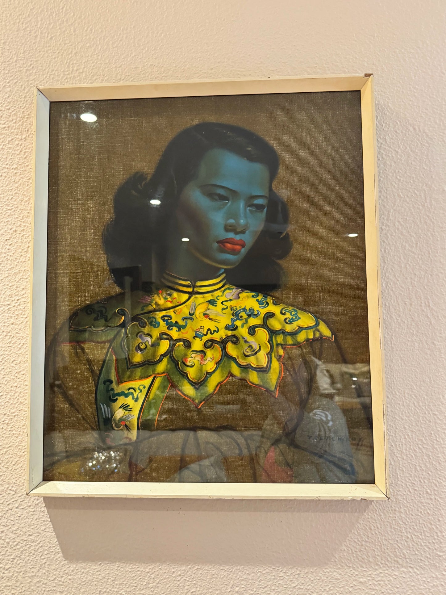 The Green Lady original vintage print by Tretchikoff