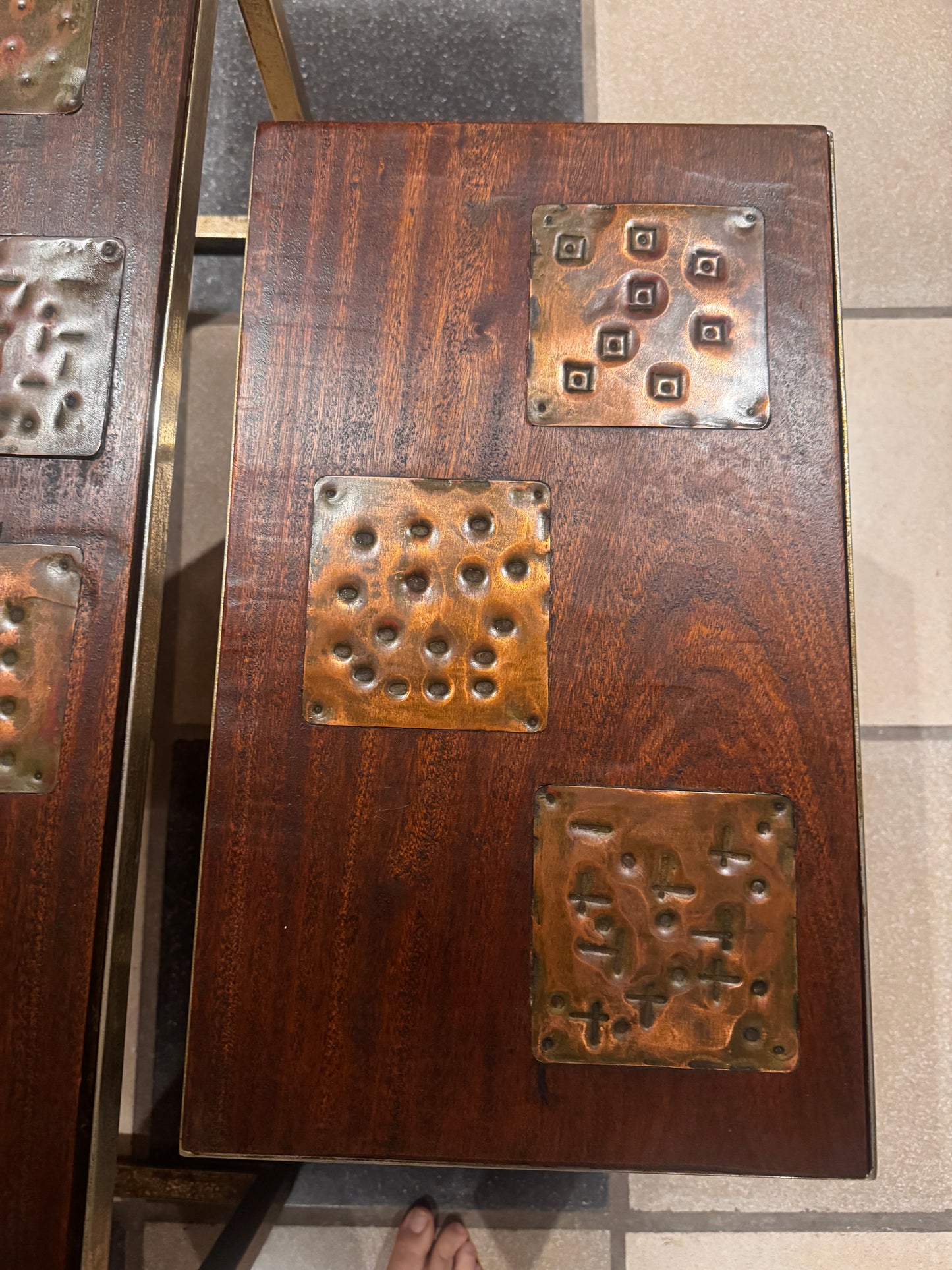Gerard Havekes — Set of Three Side Tables, c. 1960s. Commissioned piece