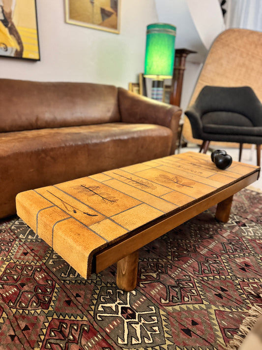Roger Capron Low Coffee Table — Vallauris, France, c. 1960s–70s
