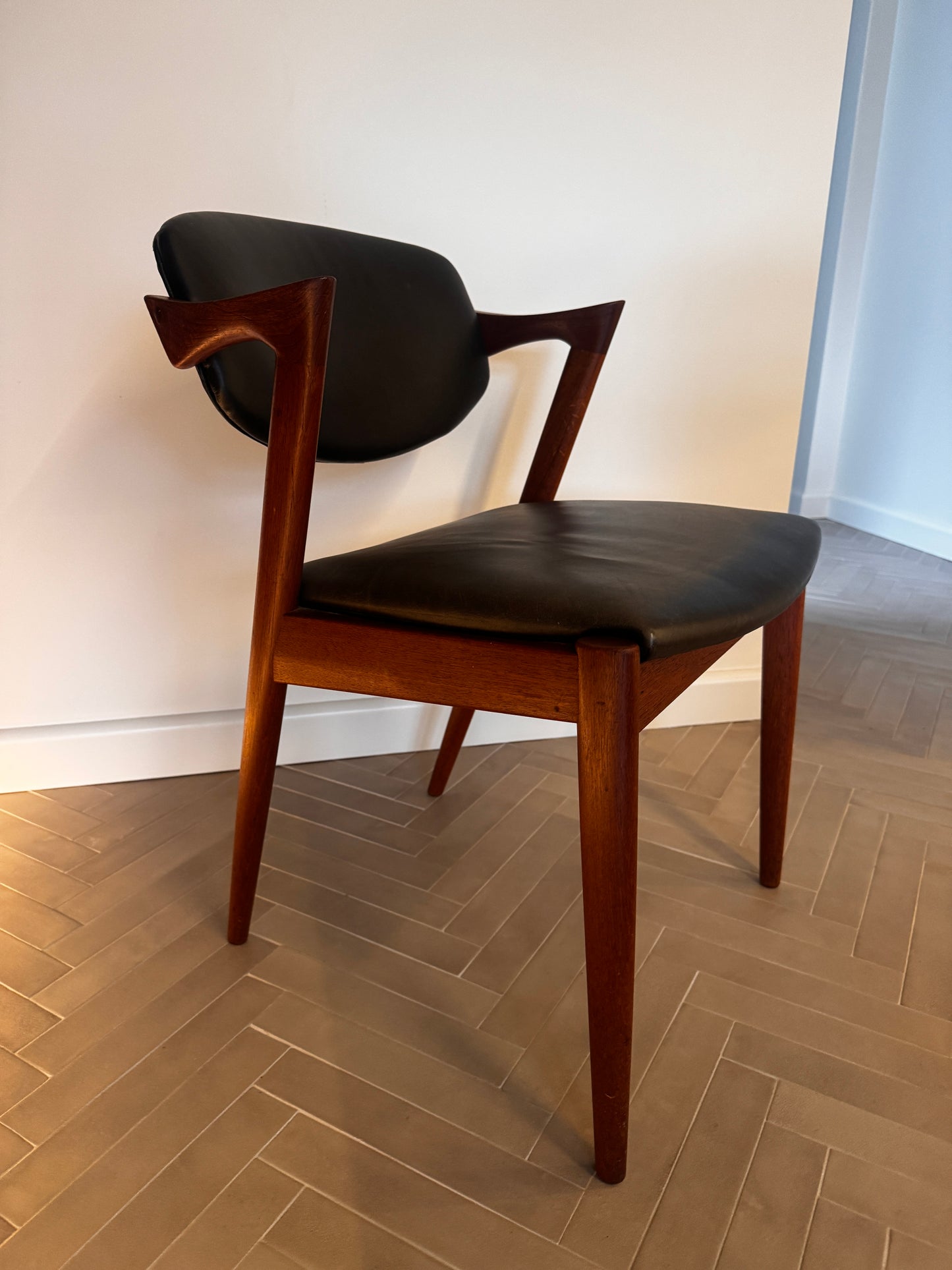 Kai Kristiansen Model 42 Dining Chairs – Sold Individually (8 Available)