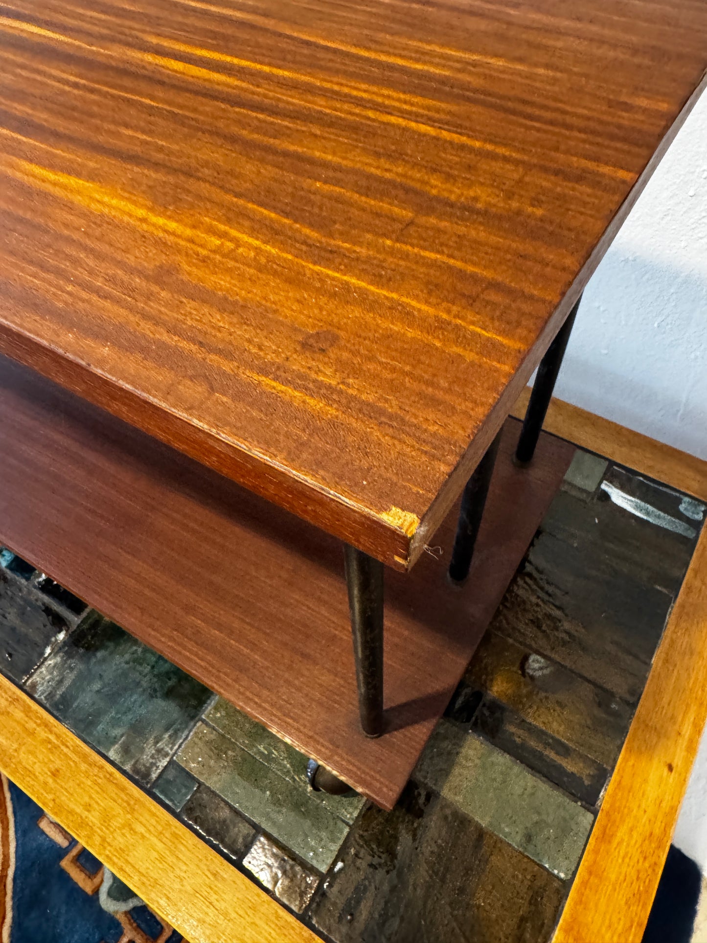 Larander Entertainment / Low Shelving Unit on Castors