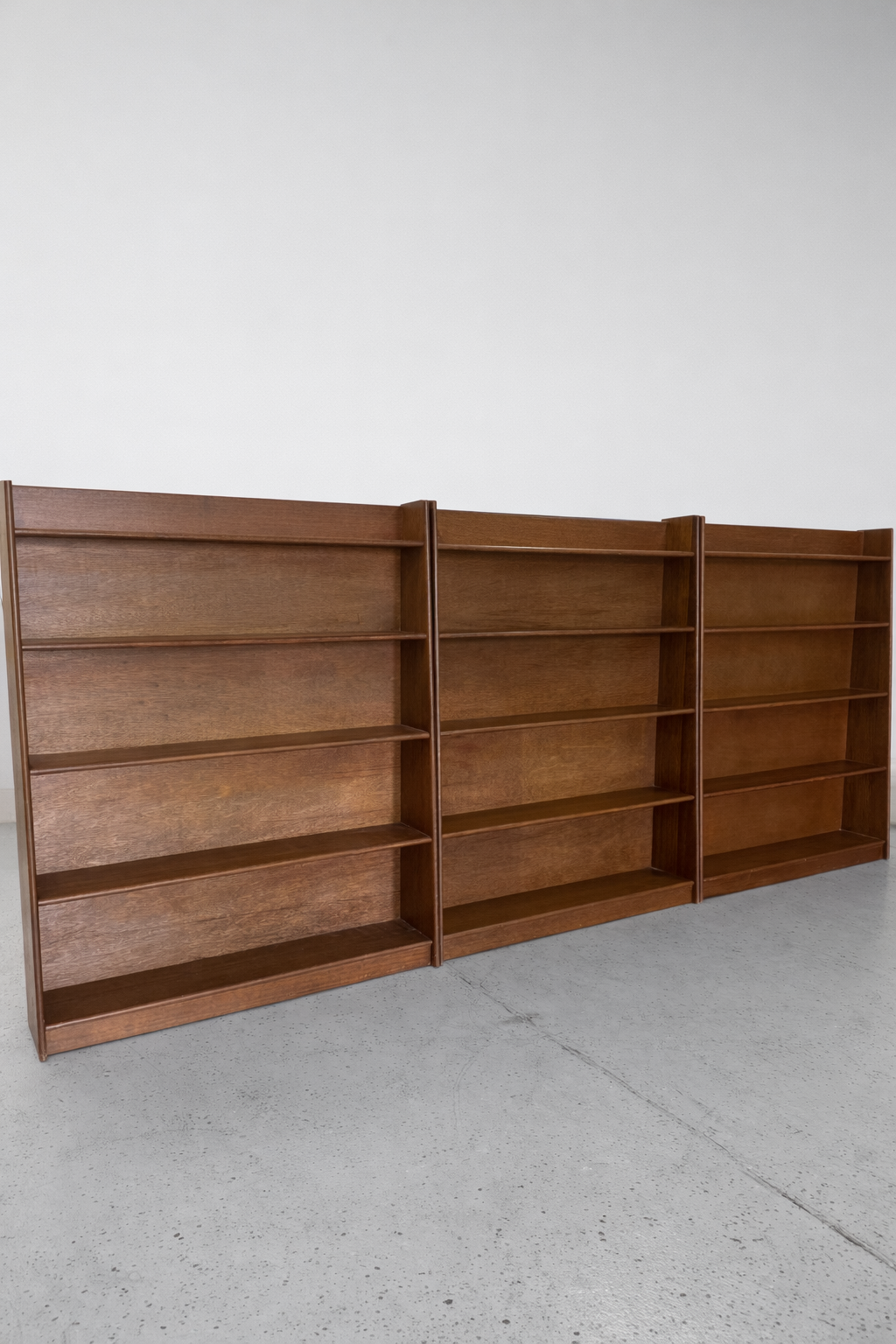 Solid Tasmanian Oak Library Bays