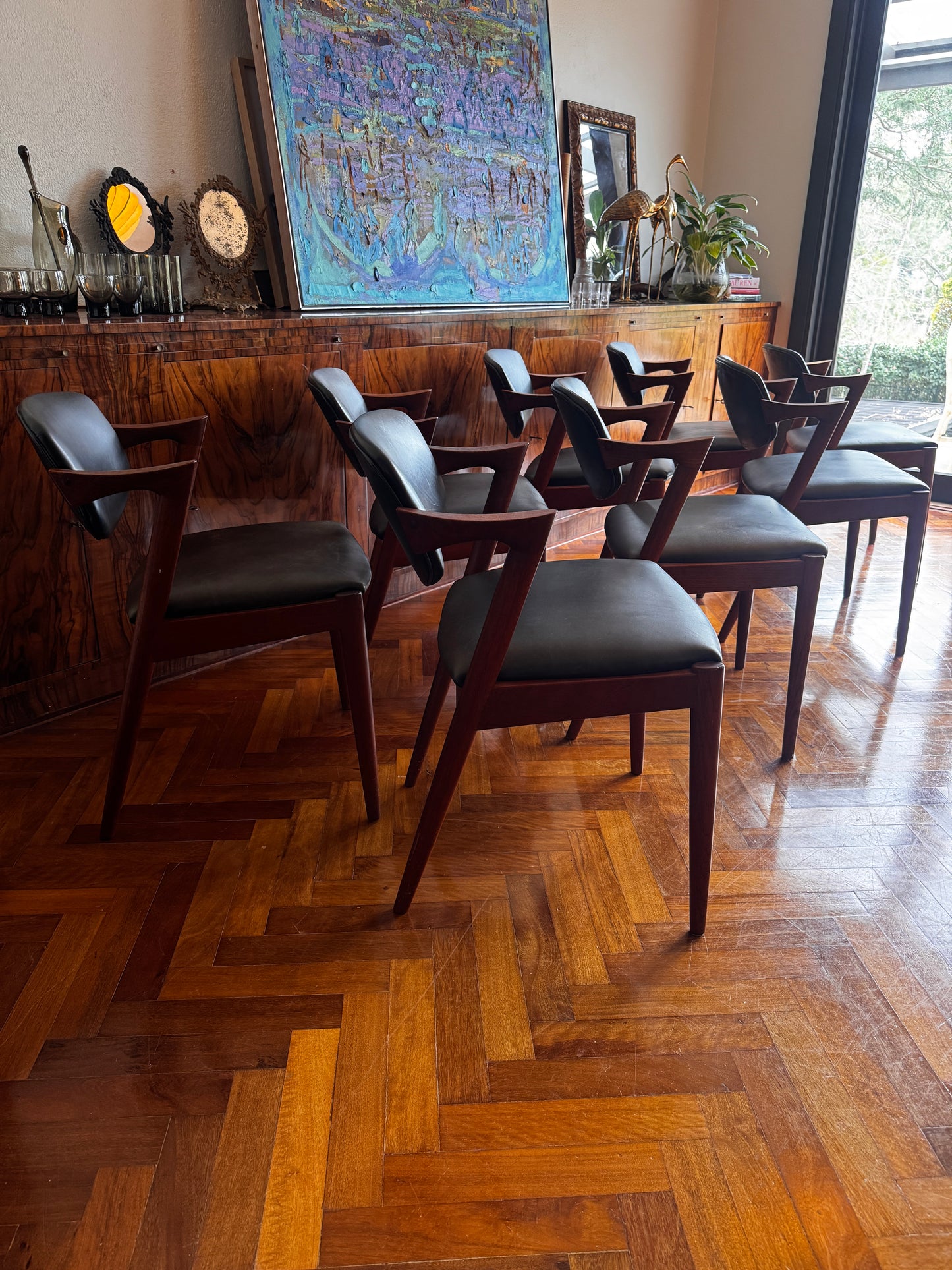 Kai Kristiansen Model 42 Dining Chairs – Sold Individually (8 Available)