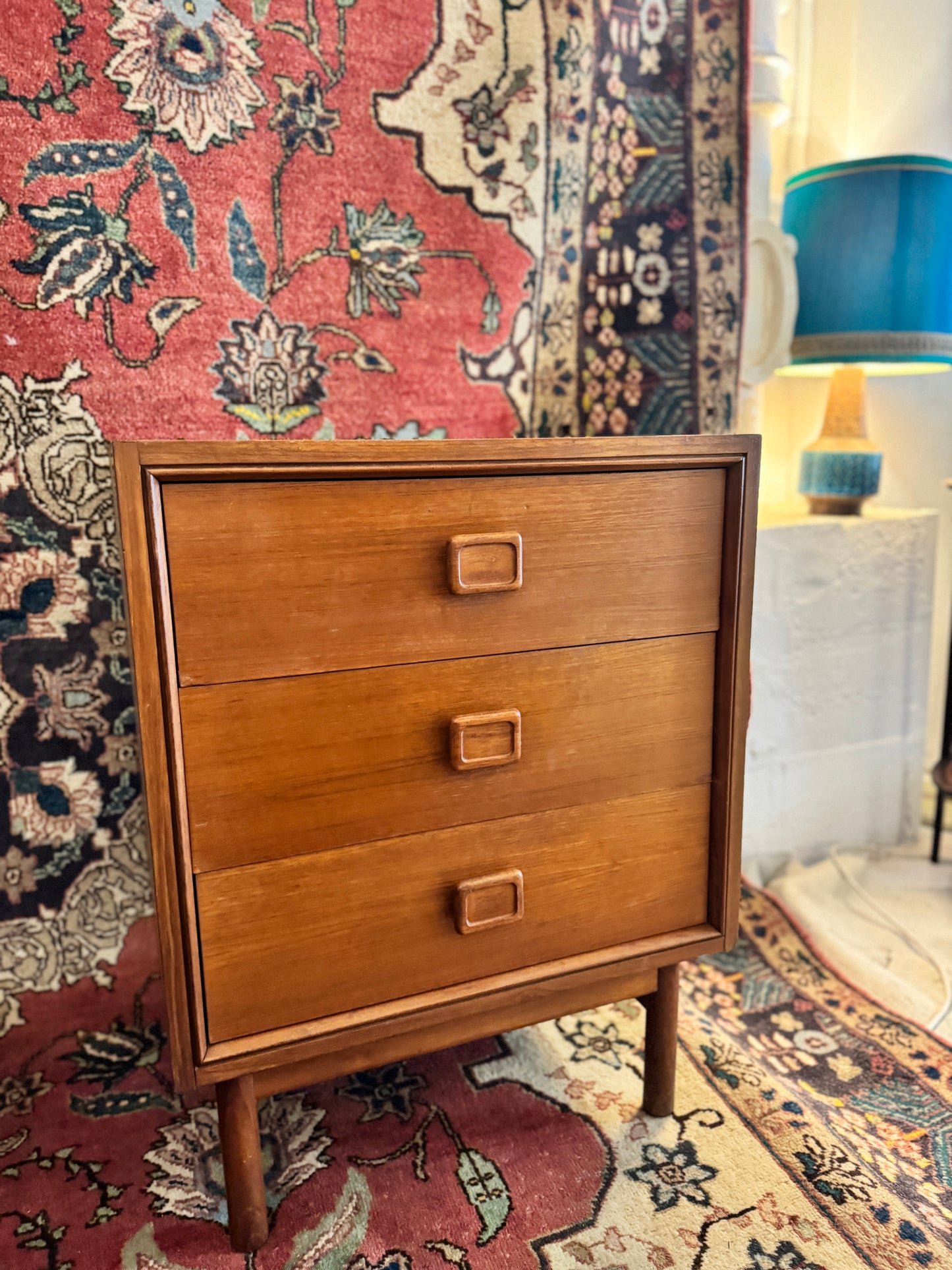 Mid-Century Parker Three-Drawer Chest –