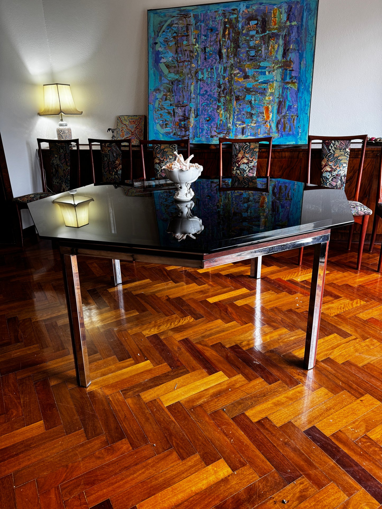 Wallace Furniture, Modernist dining table, 1960-1970