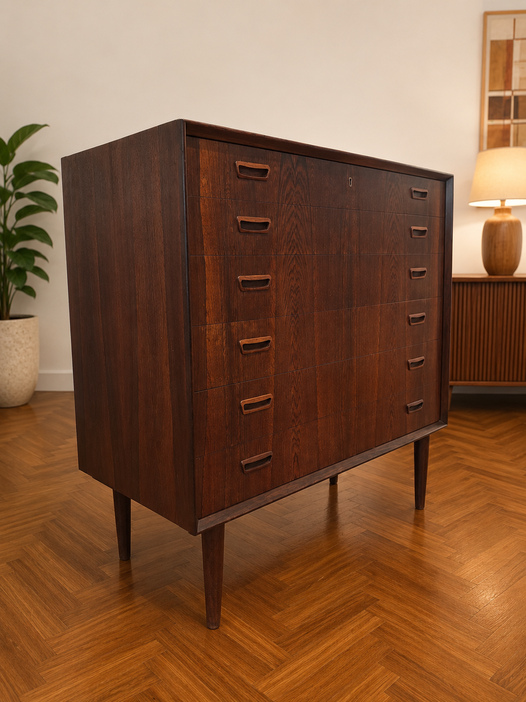 Johanne Sorth Brazilian Rosewood Tallboy / Chest of Drawers