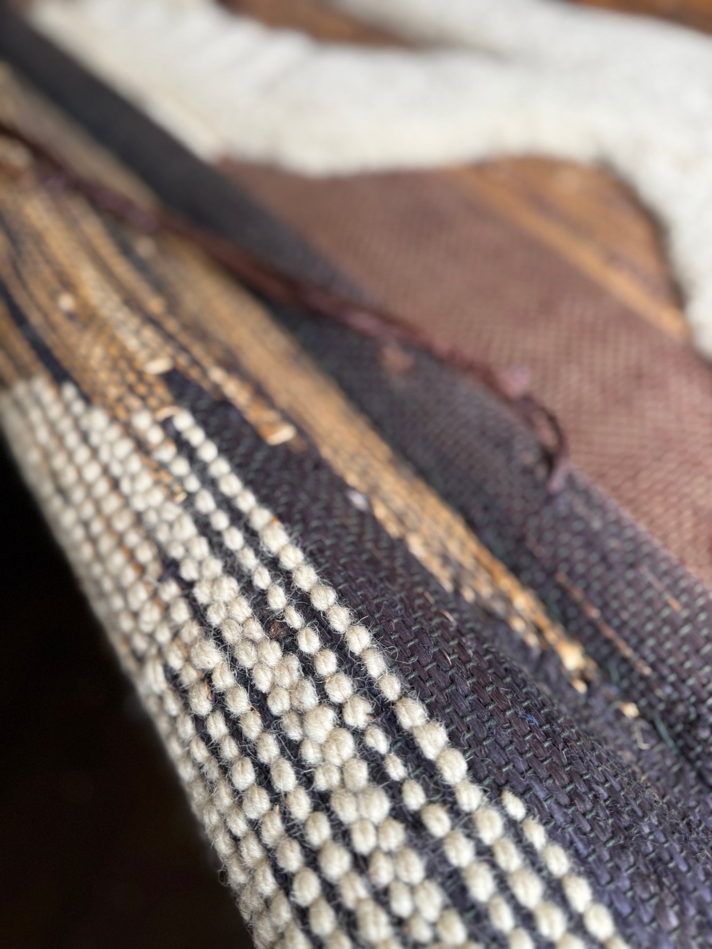 Large Don Freedman Vintage Wall Hanging — Mid-Century Woven Textile Art with Sculptural Birds