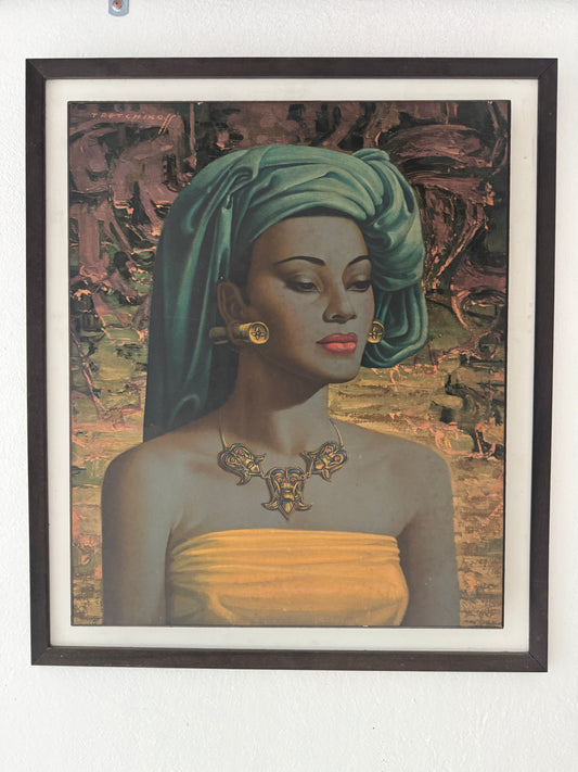 Vintage Balinese Girl print by Tretchikoff
