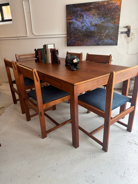 Dining chairs by Torrente, c 1970 South Africa