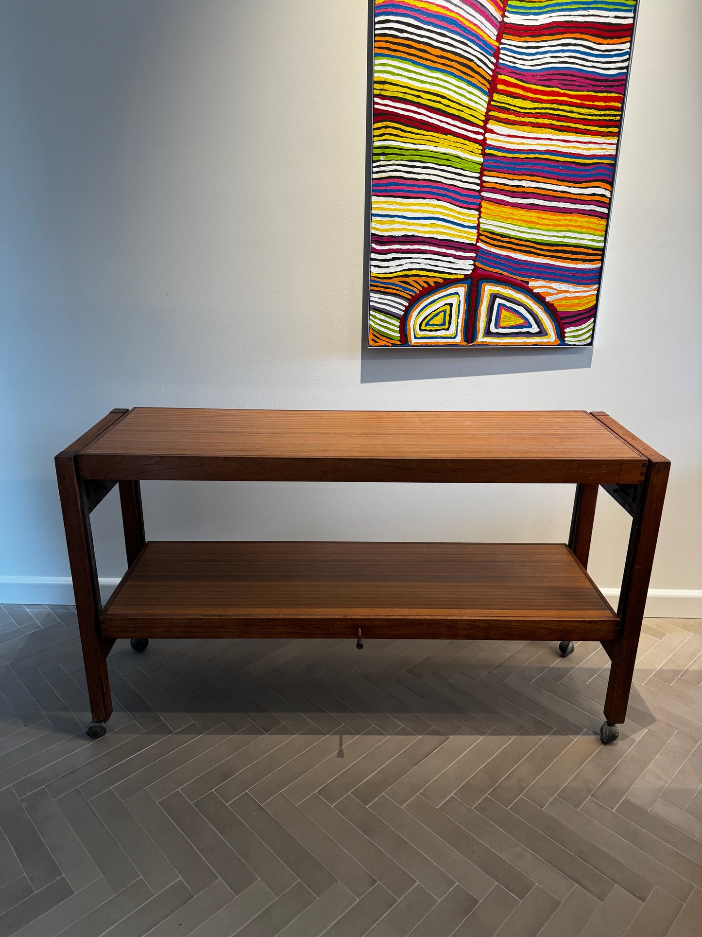 Mid-Century Metamorphic Table / Sideboard on Castors