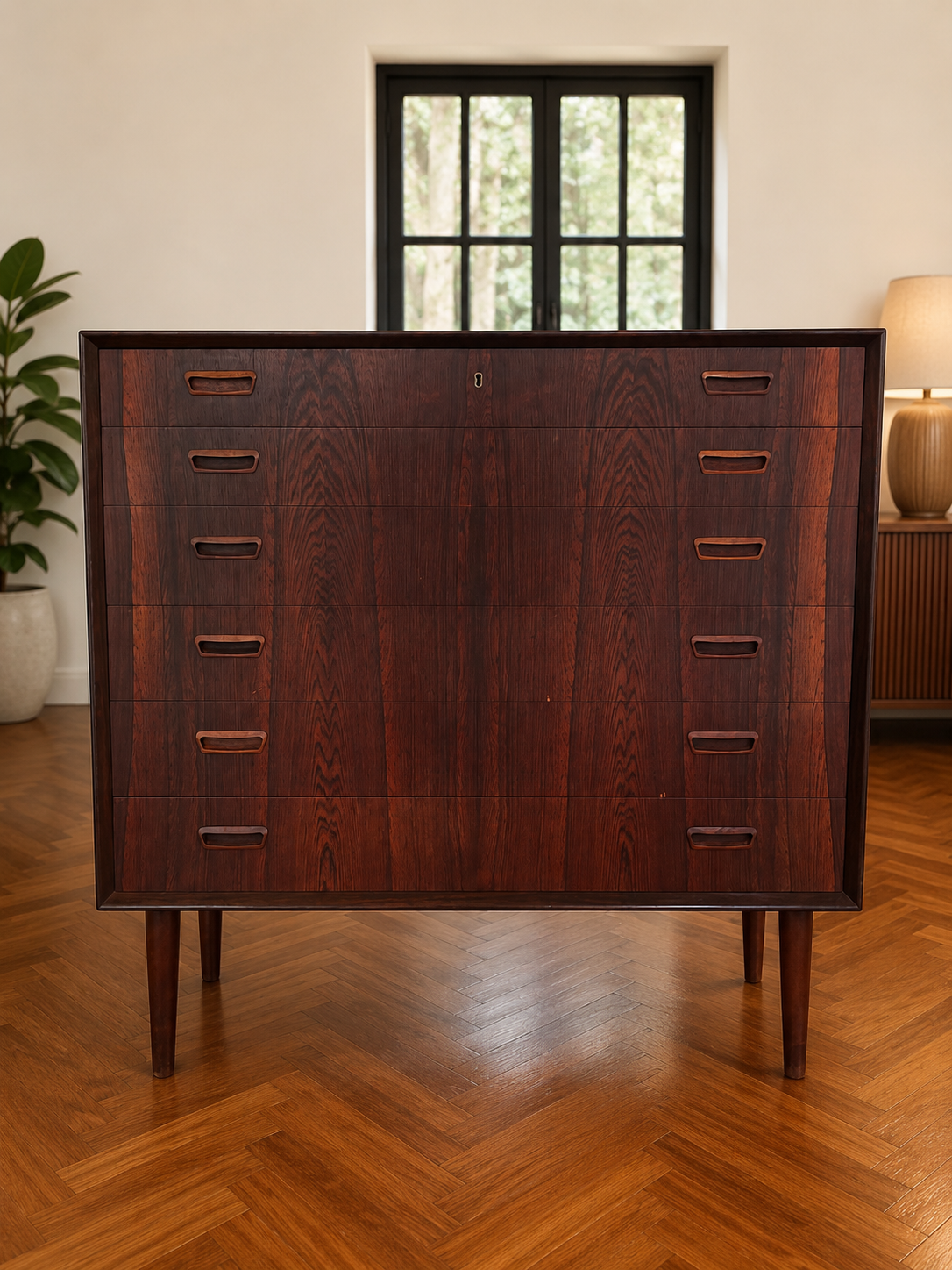 Johanne Sorth Brazilian Rosewood Tallboy / Chest of Drawers