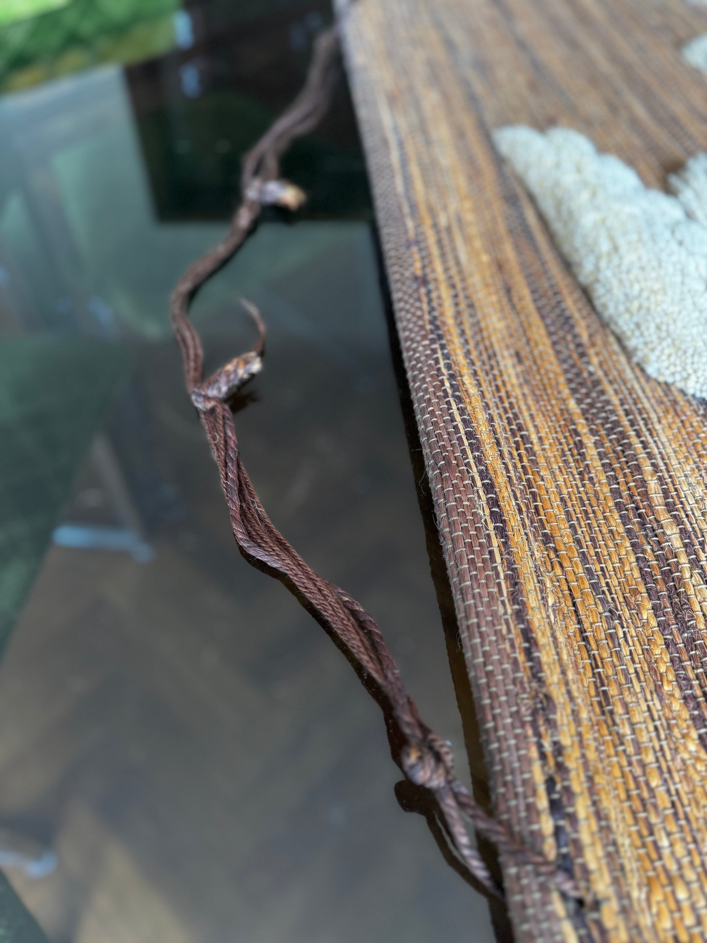 Large Don Freedman Vintage Wall Hanging — Mid-Century Woven Textile Art with Sculptural Birds