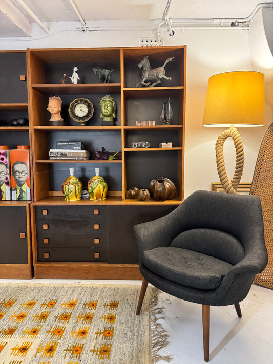 1960s Danish batwing armchair