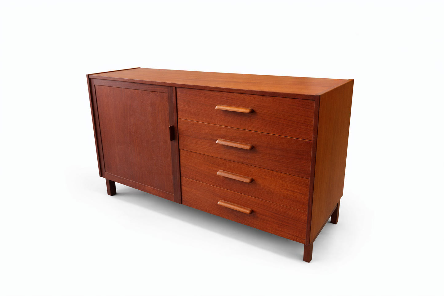 Parker Teak Sideboard with Hutch