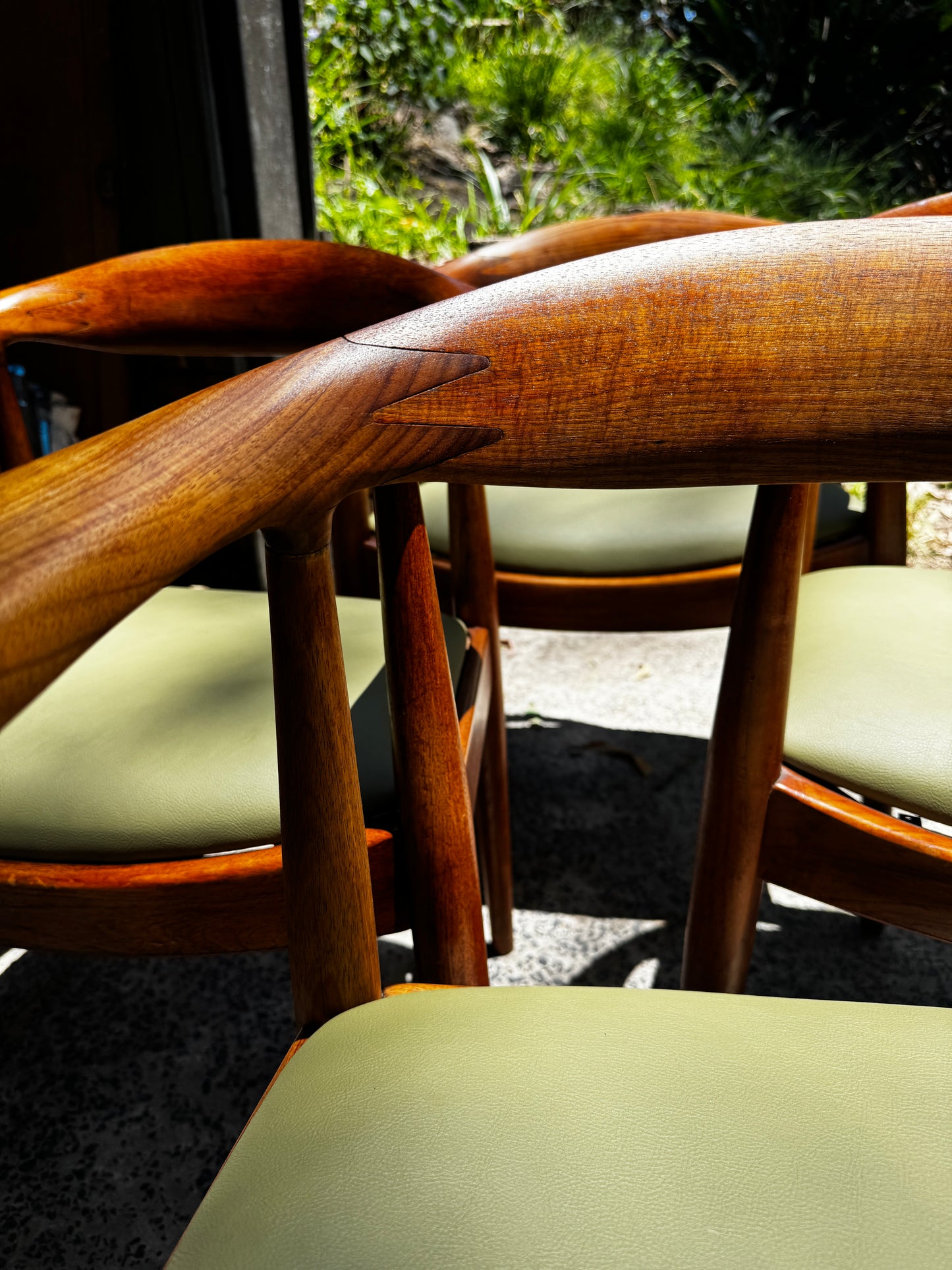 Set of 4 Danish Deluxe “Denmark” Dining Chairs – Australian Made, c.1960s