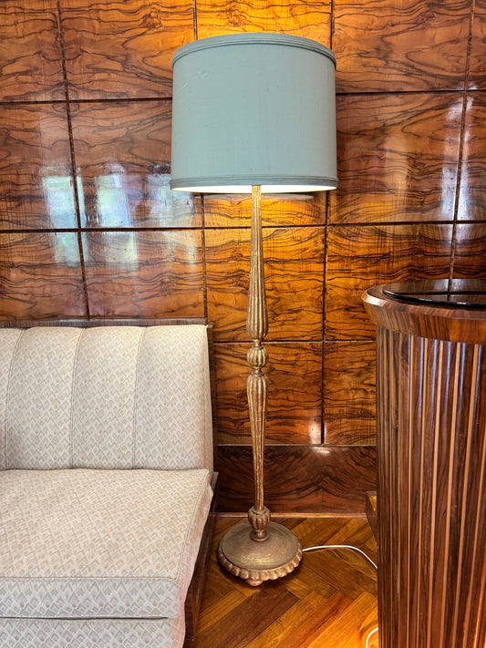 French Giltwood Floor Lamp – Paris, Early 20th Century