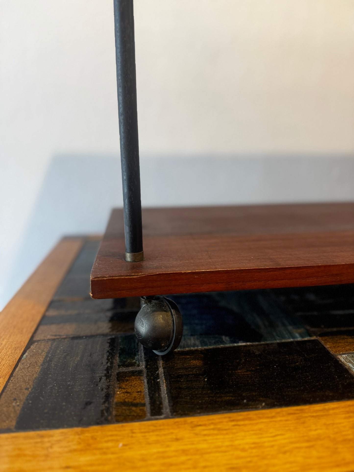 Larander Entertainment / Low Shelving Unit on Castors